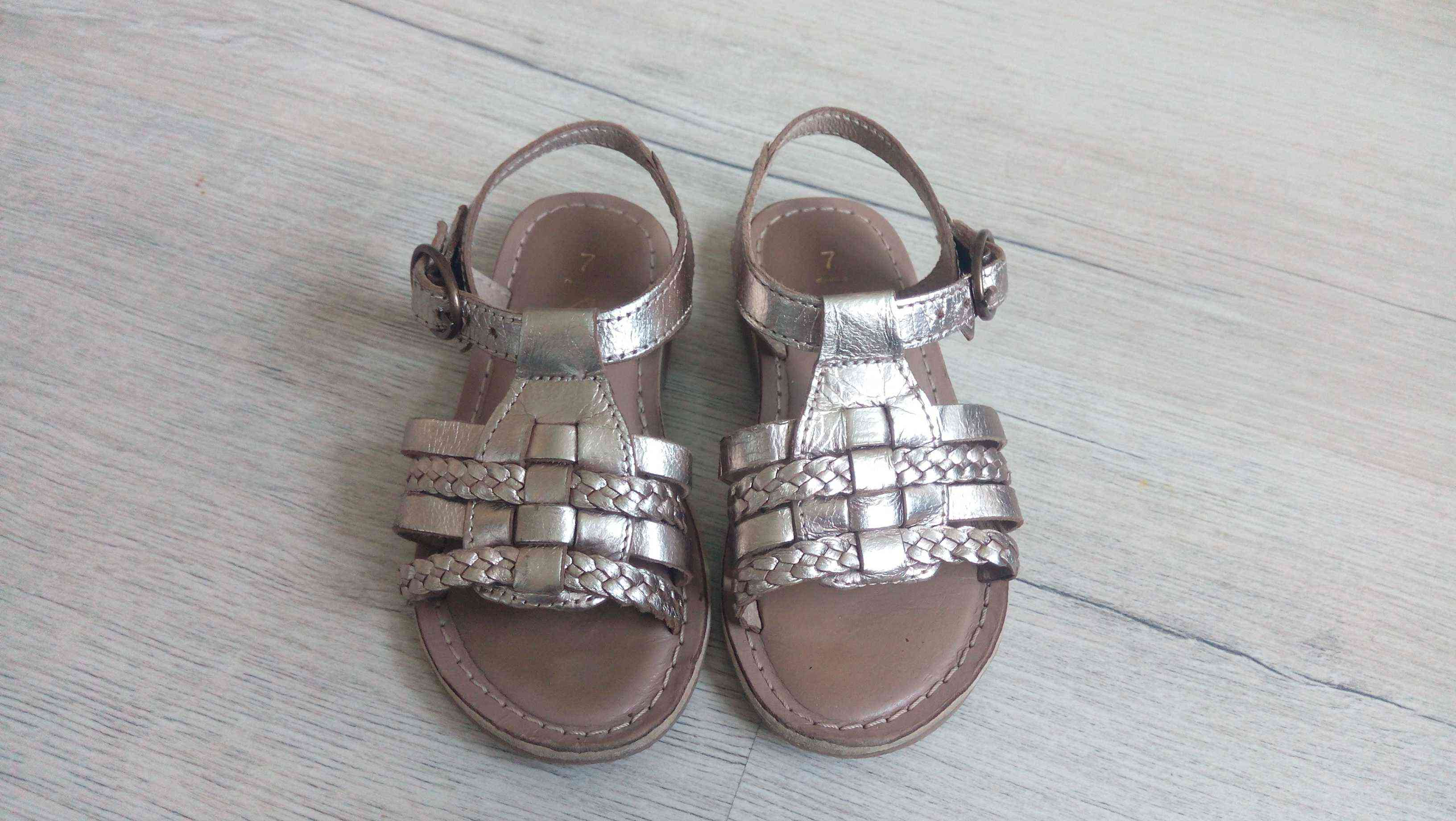 24 (15,5см) Next Кожанные боссоножки для девочки