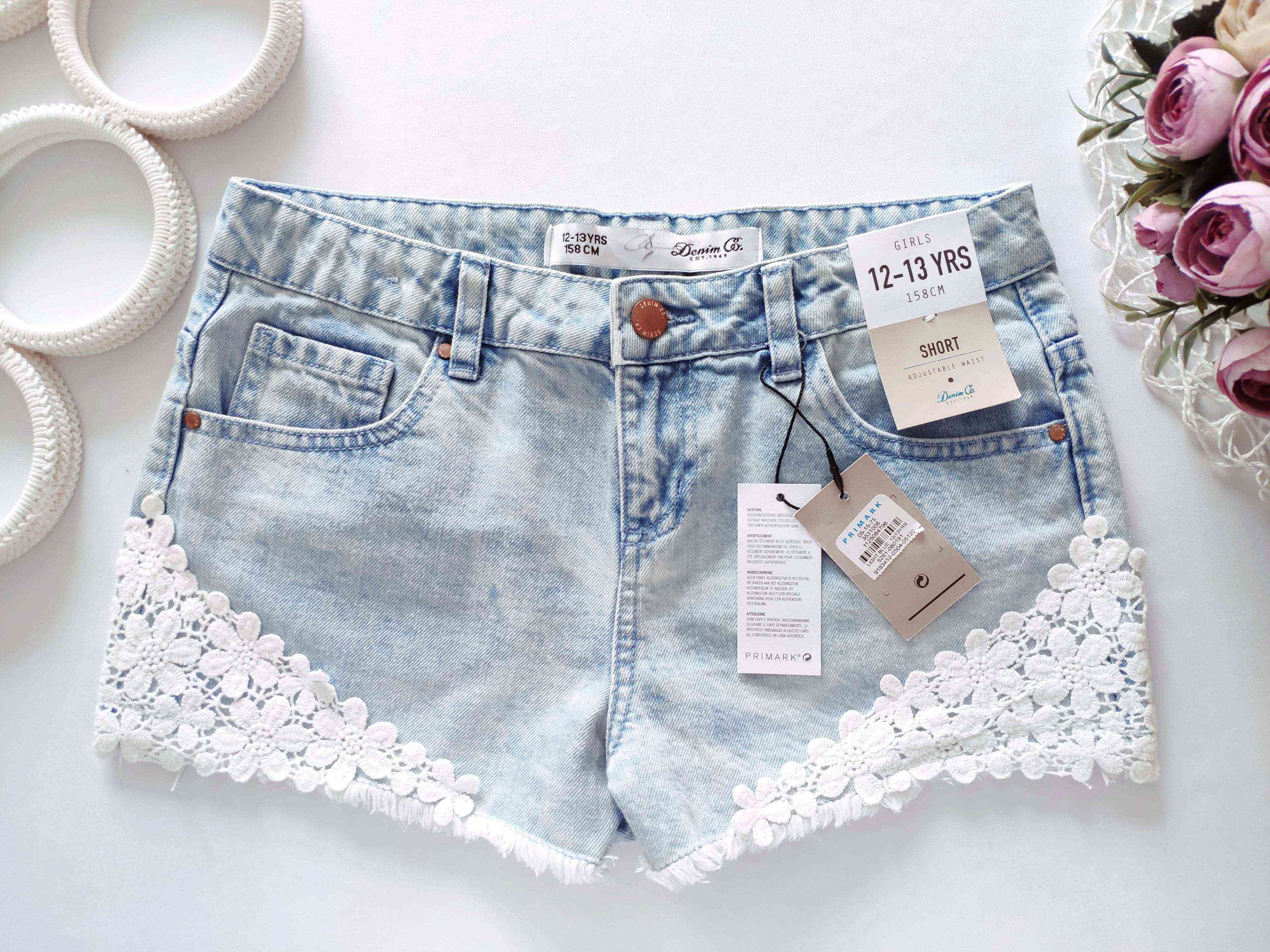 12,13 років, зріст 158 Нові джинсові шорти
