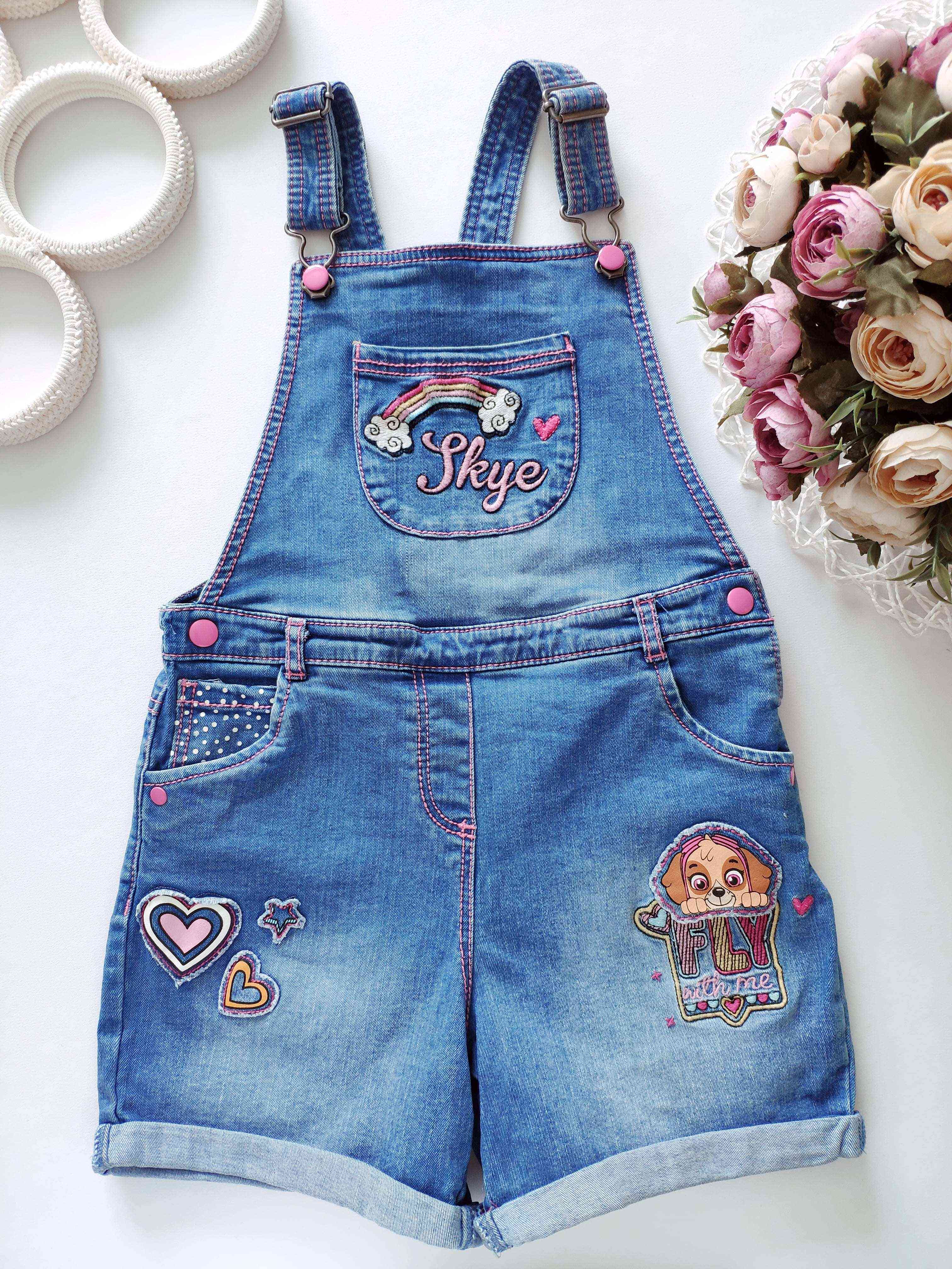 6,7 років, зріст 116,122 Джинсовий комбінезою Скай