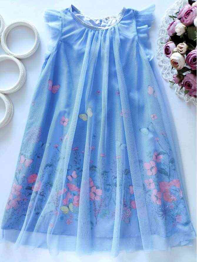 7,8 років, зріст 128 Ошатне дитяче плаття