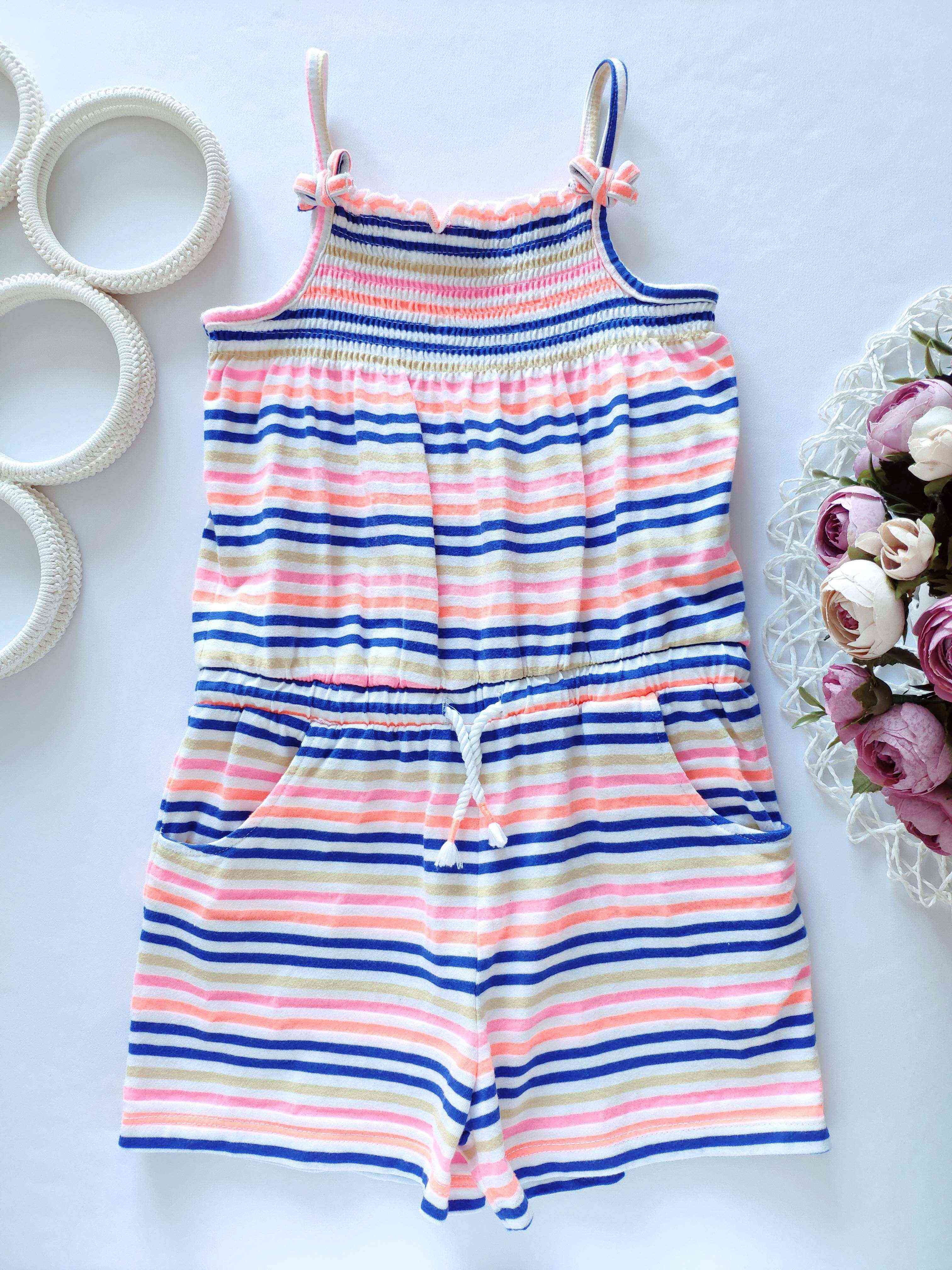 5,6 років, зріст 110,116 Смугастий ромпер