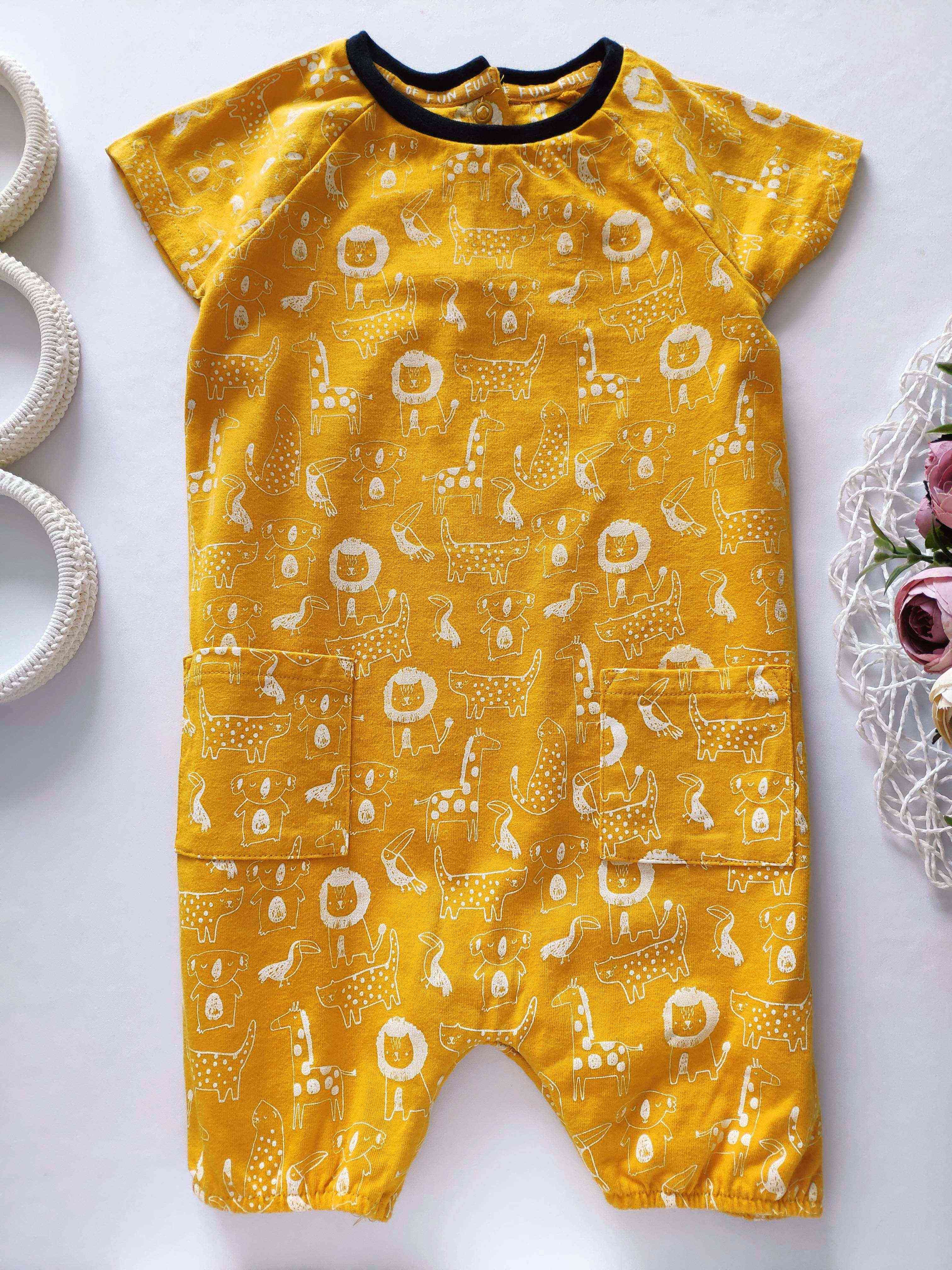 12\18 міс, зріст 80,86 Ромпер у жирафах