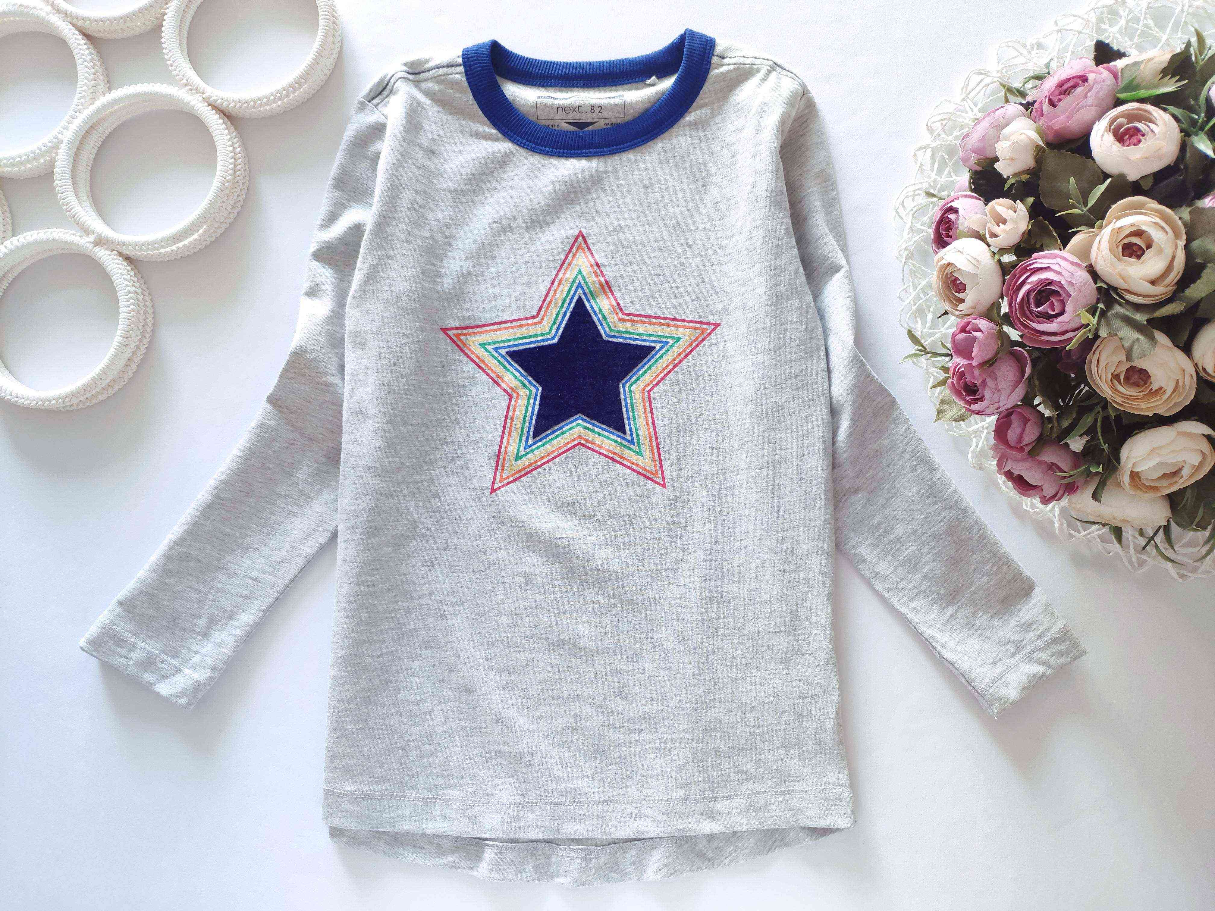 4,5 років, зріст 110 Лонгслів із зіркою