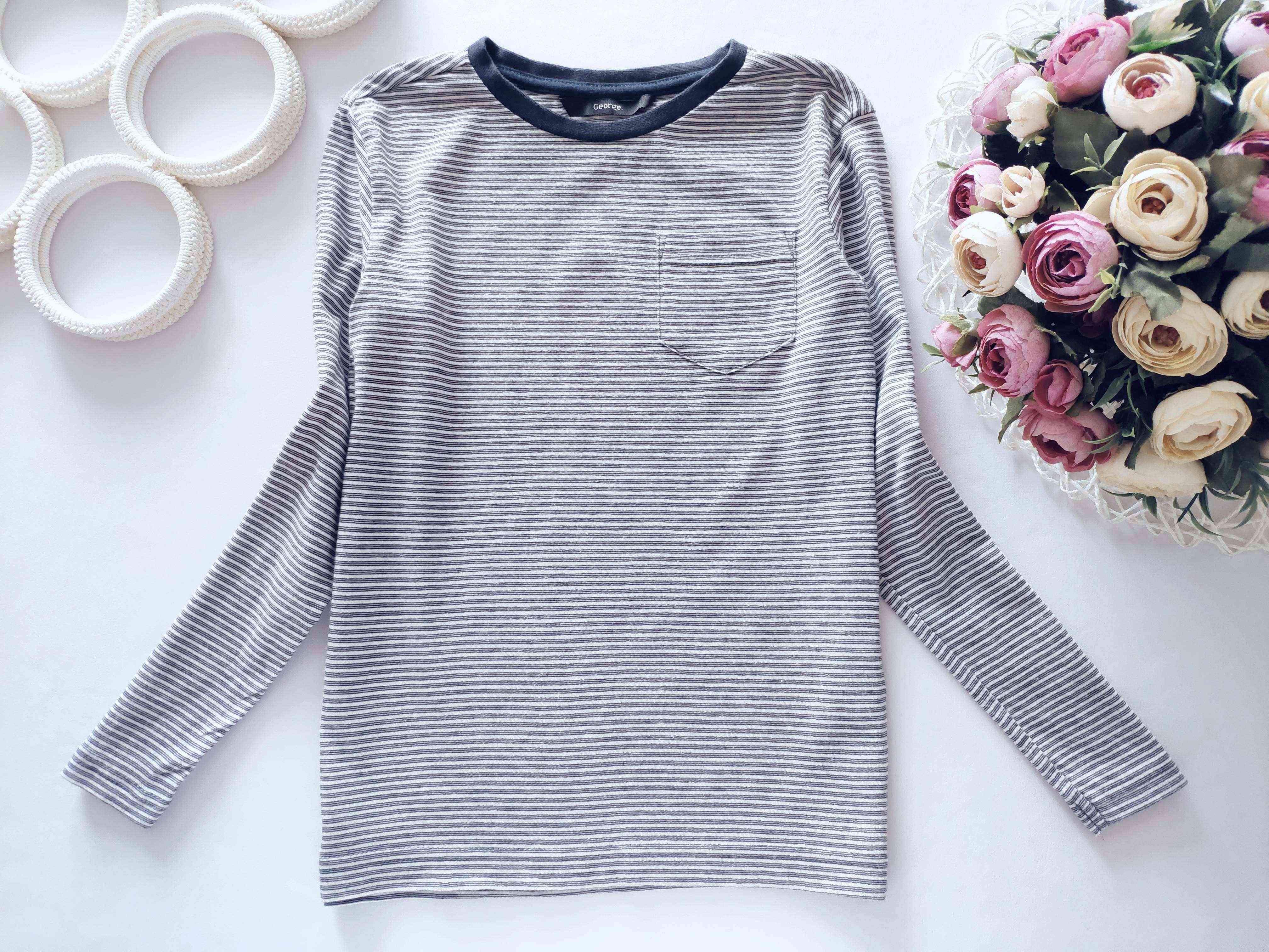 6,7 років, зріст 116,122 Смугастий лонгслів