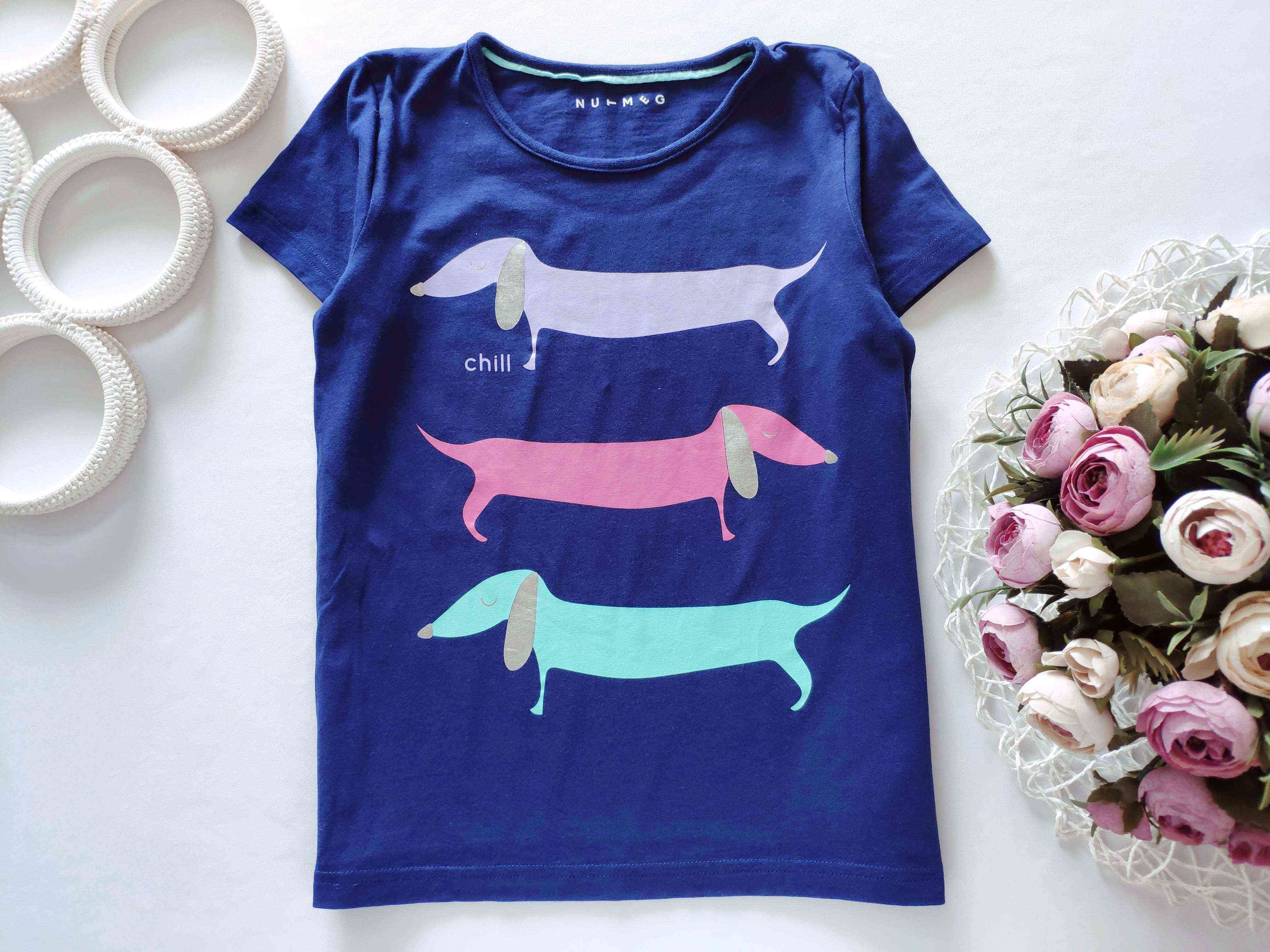 7,8 років, зріст 122,128 Футболка у таксах