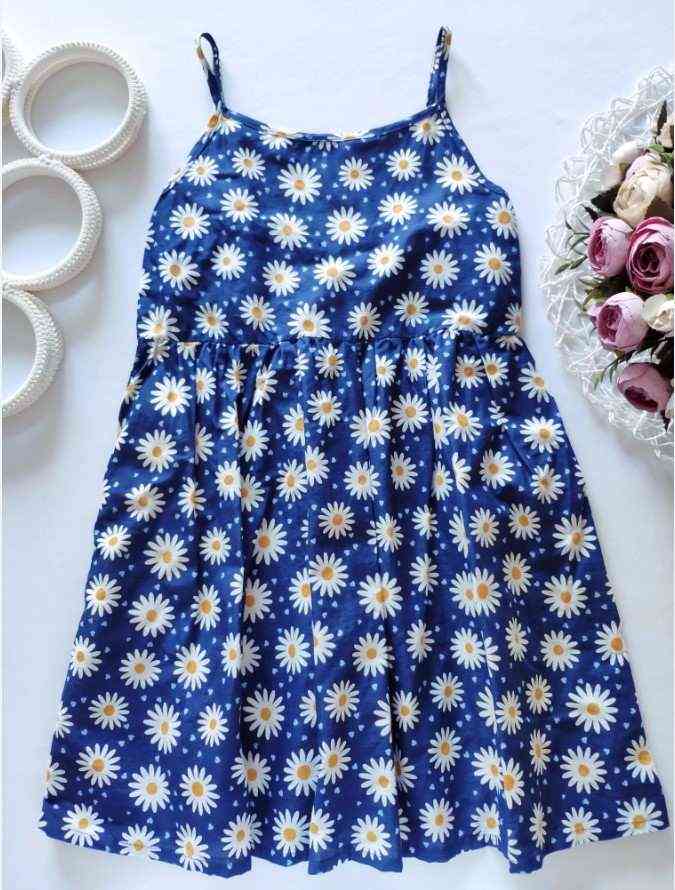 5,6 років, зріст 116 Повітряний сарафан у ромашках