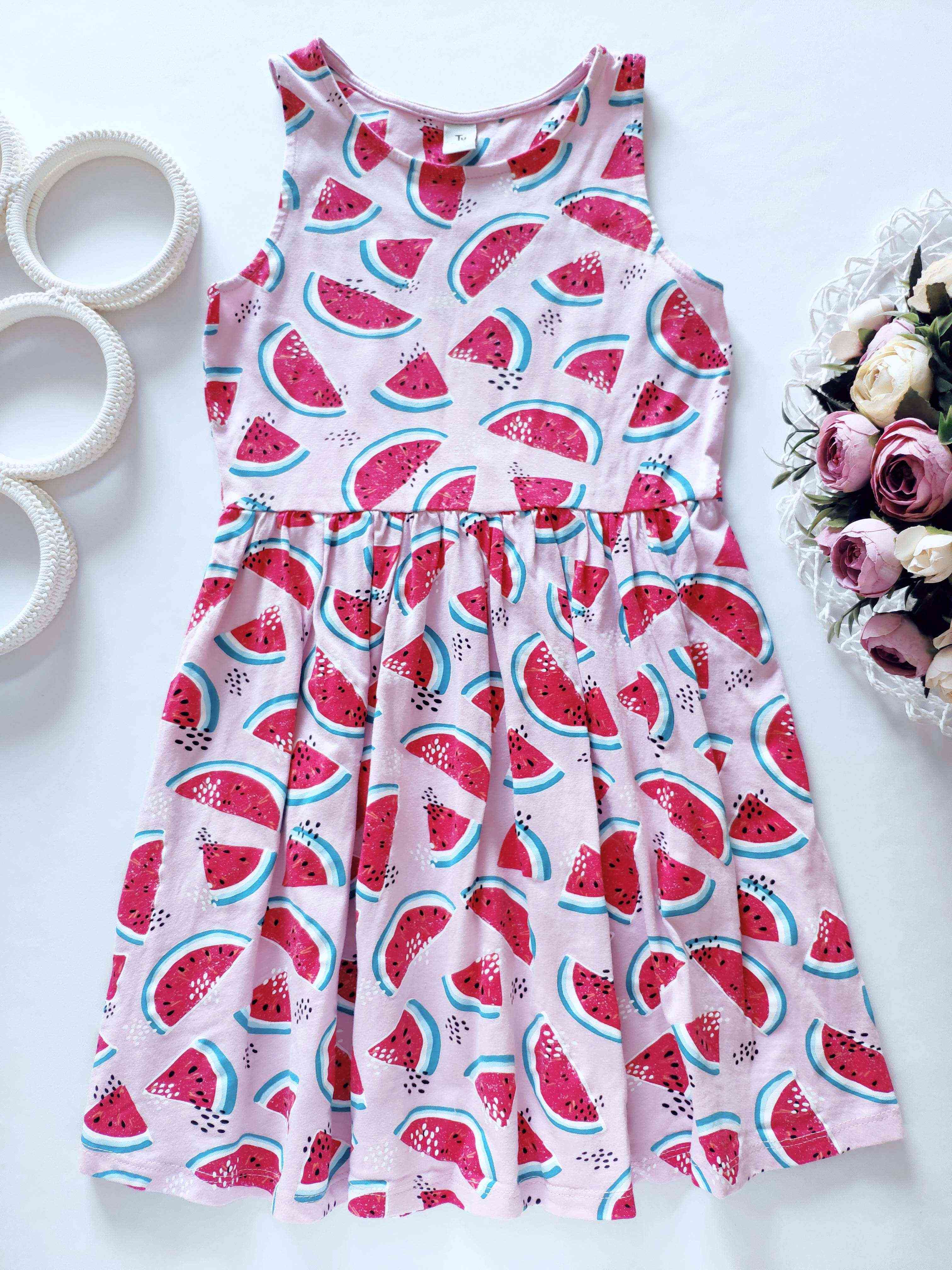 7 років, зріст 122 Сарафан в кавунах