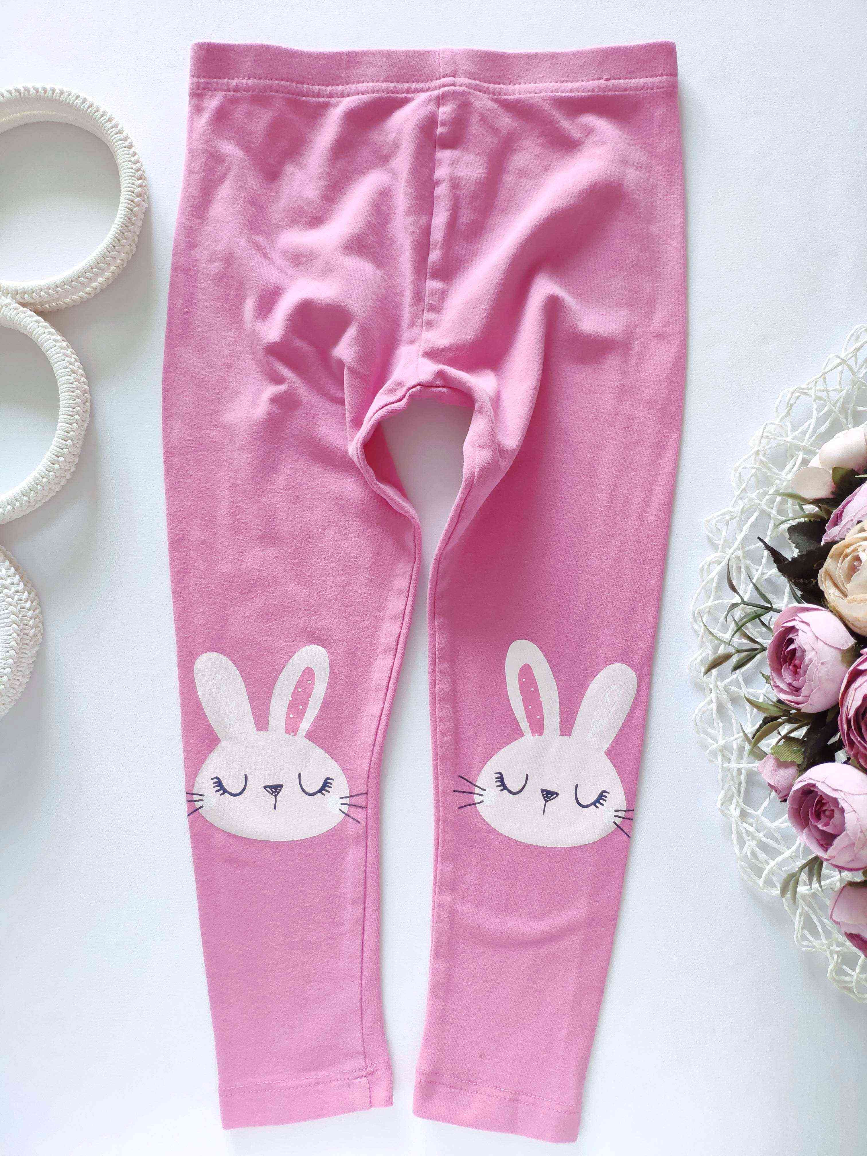 3,4 роки, зріст 98,104 Лосини із зайченятами