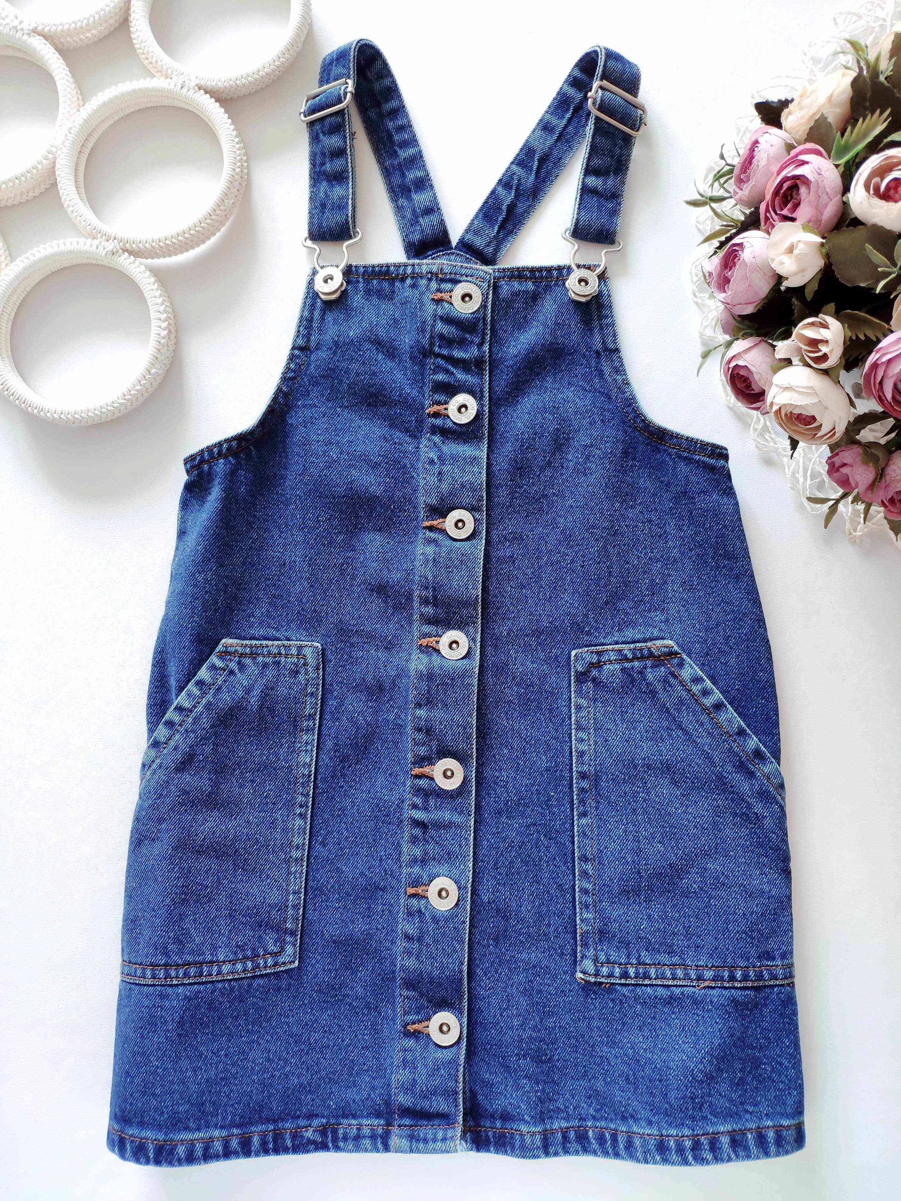 8,9 років, зріст 134 Джинсовий сарафан