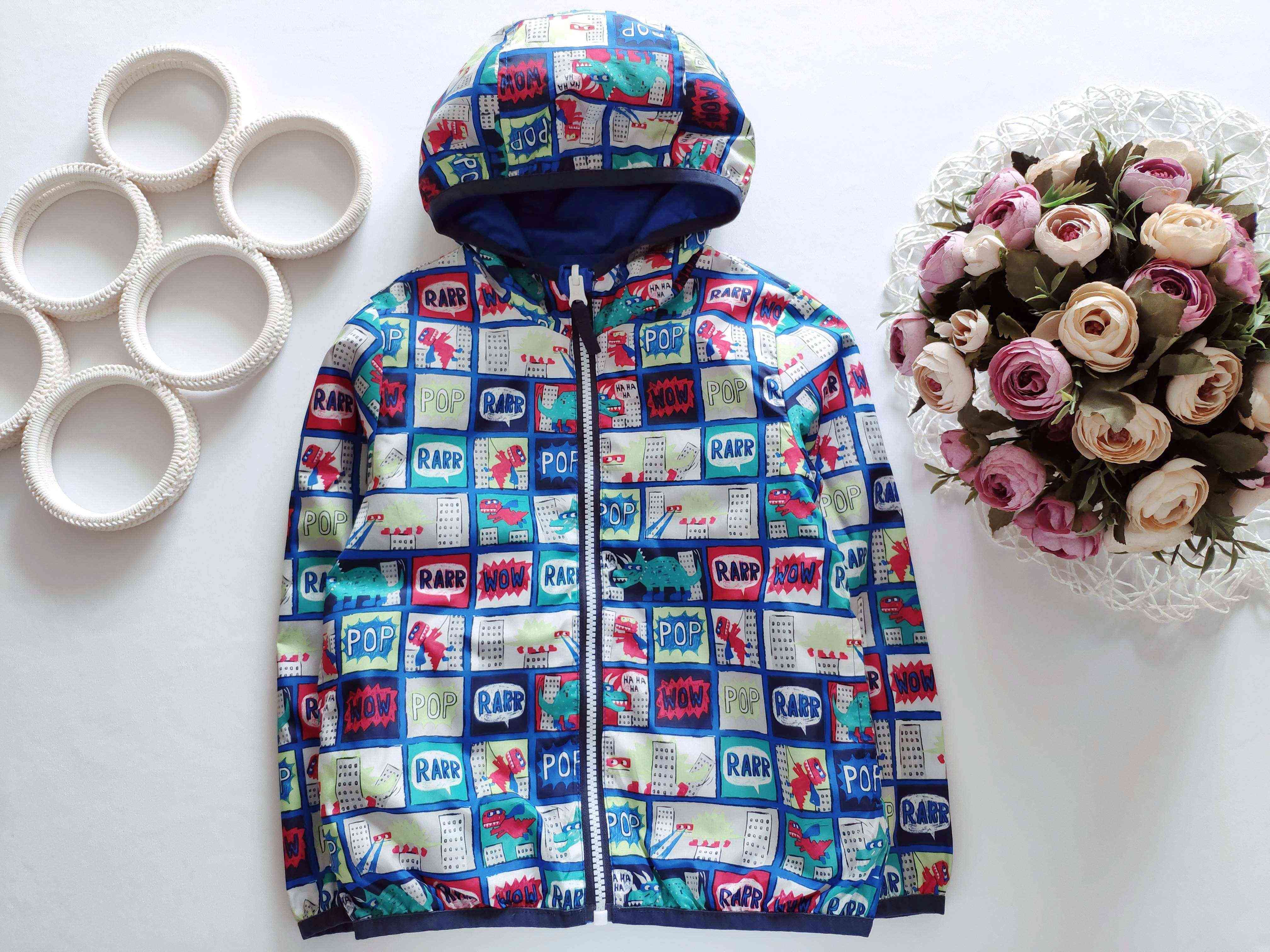 4,5 років, зріст 110 Двостороння вітровка