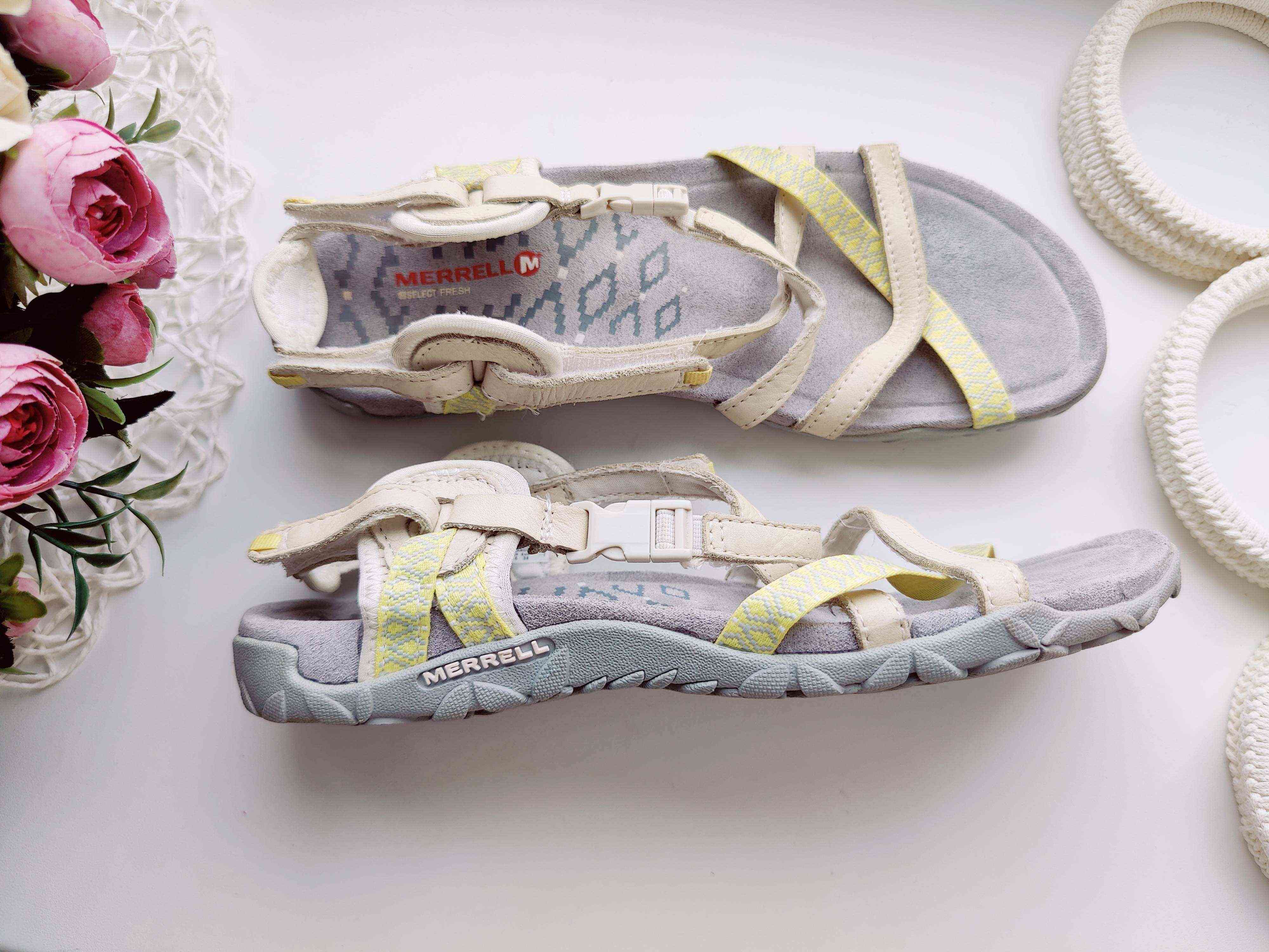 38 (24,5 см) Шкіряні босоніжки