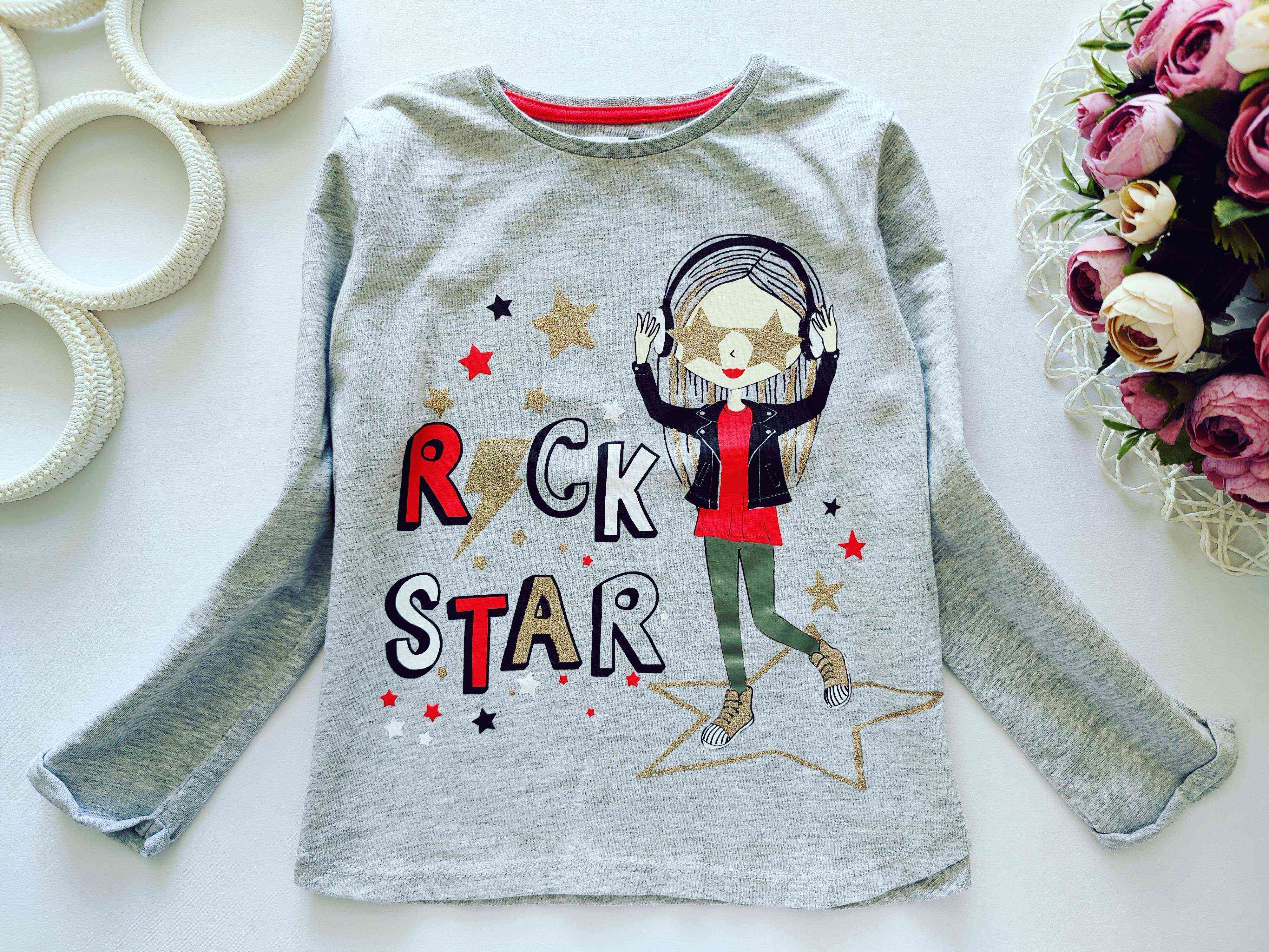 5,6 років, зріст 110,116 Лонгслів для дівчинки