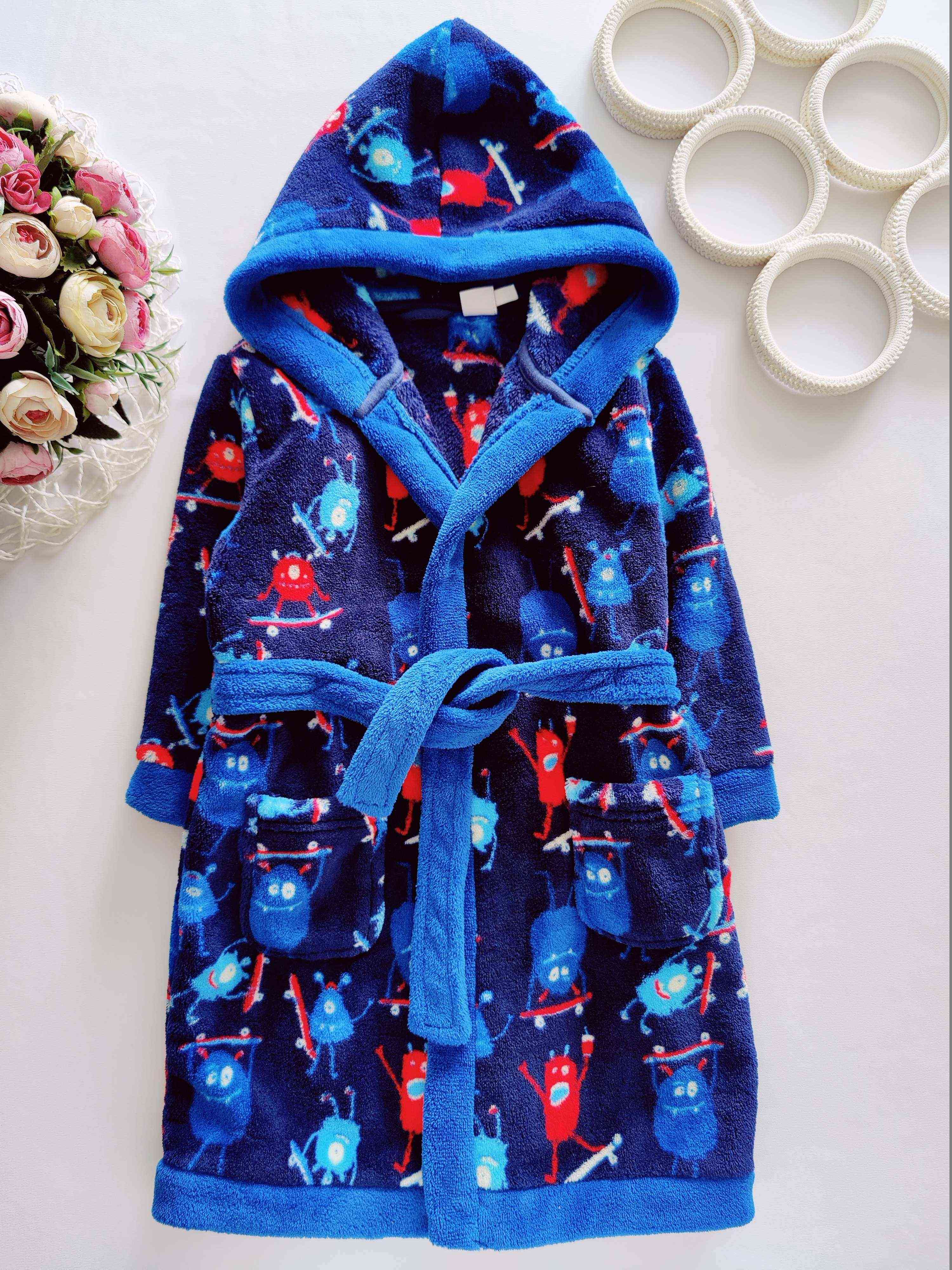 2,3 роки, зріст 92,98 Халат з монстрами