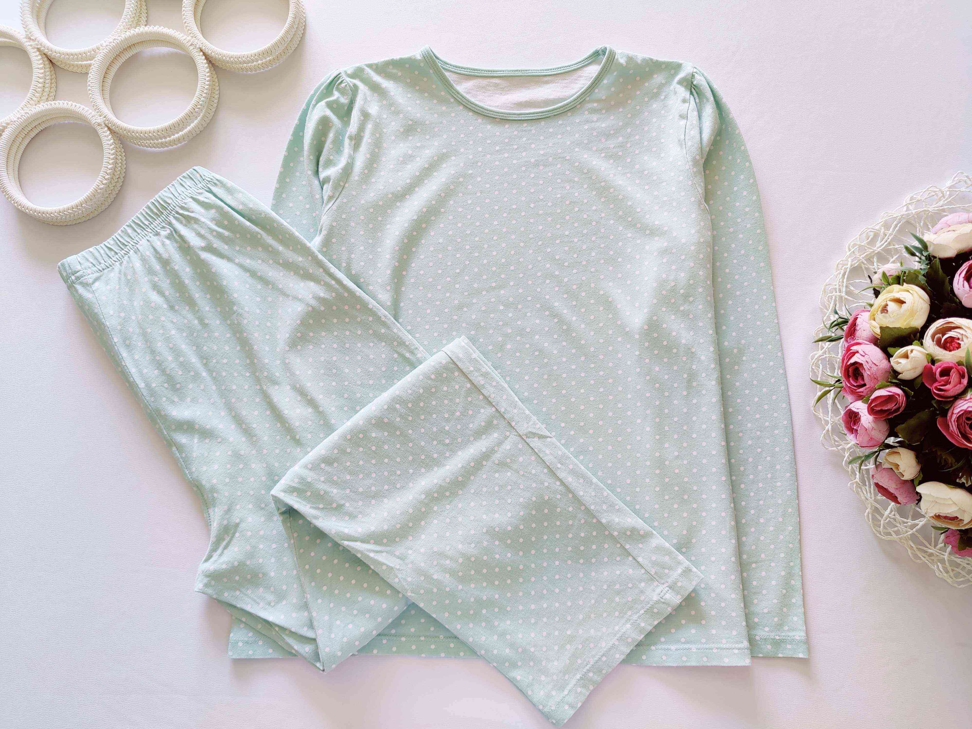 11,12 лет, рост 146,152 Мятная пижама