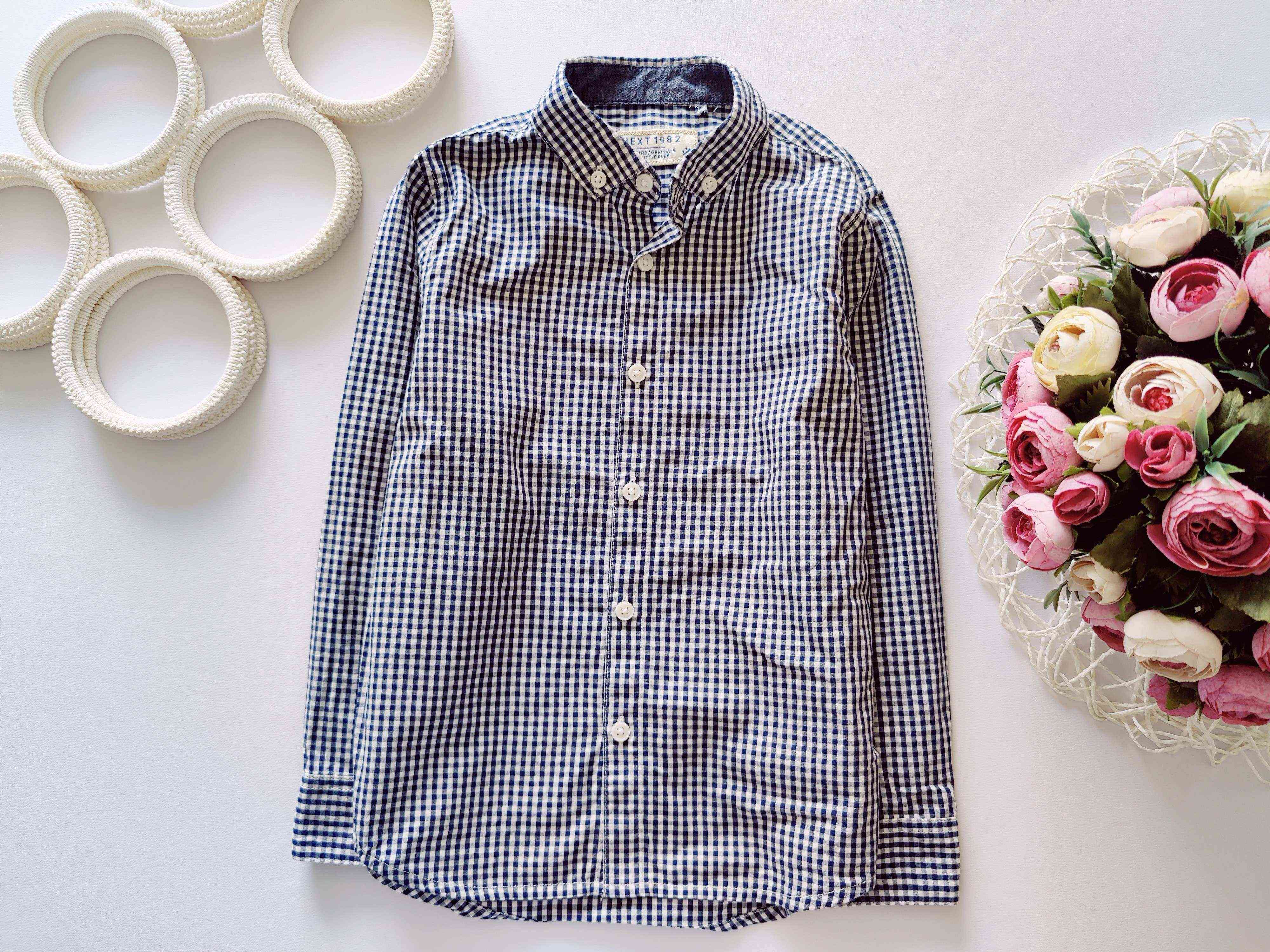 4,5 років, зріст 110 Сорочка в клітку