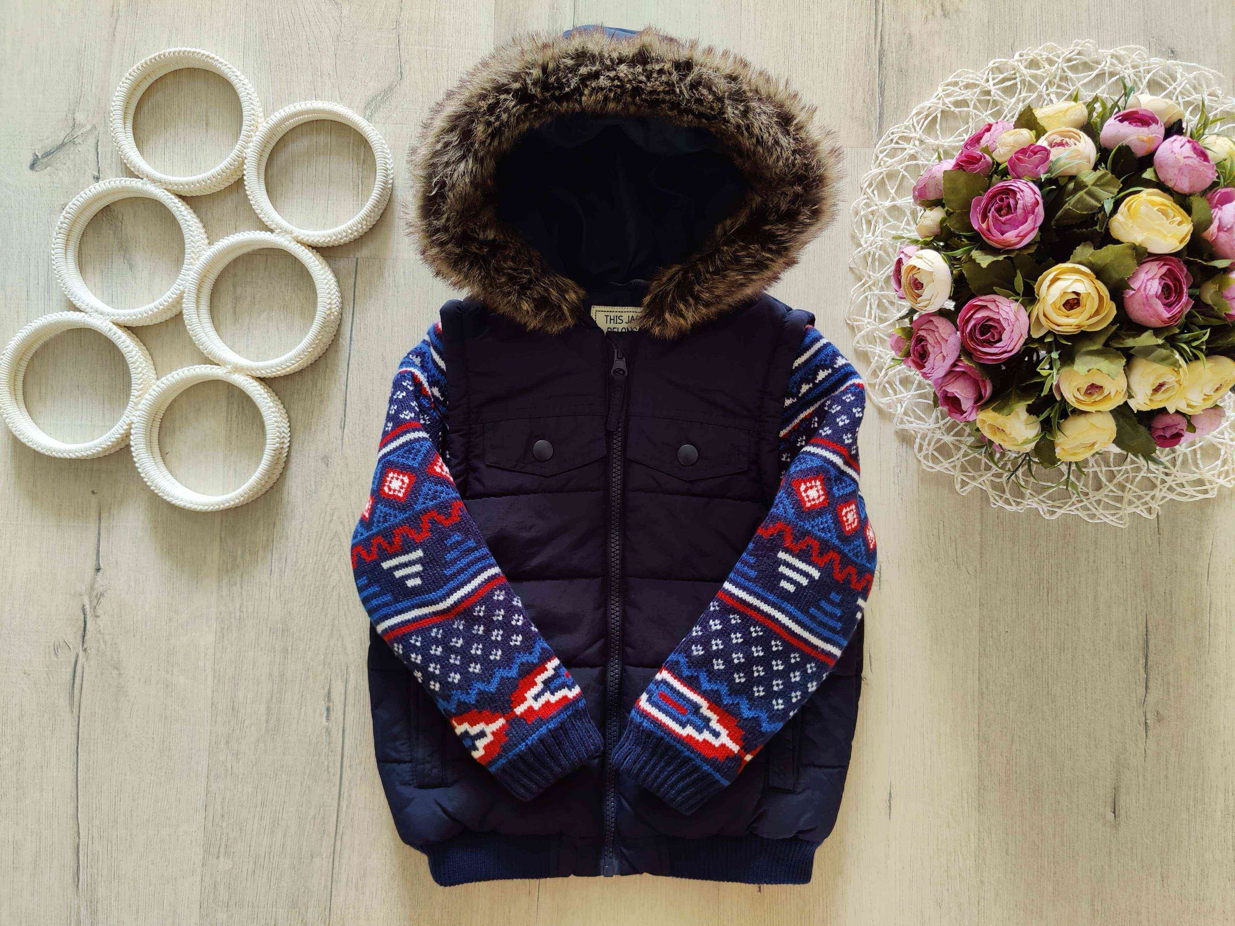 2,3 роки, зріст 92,98 Тепла демісезонна курточка