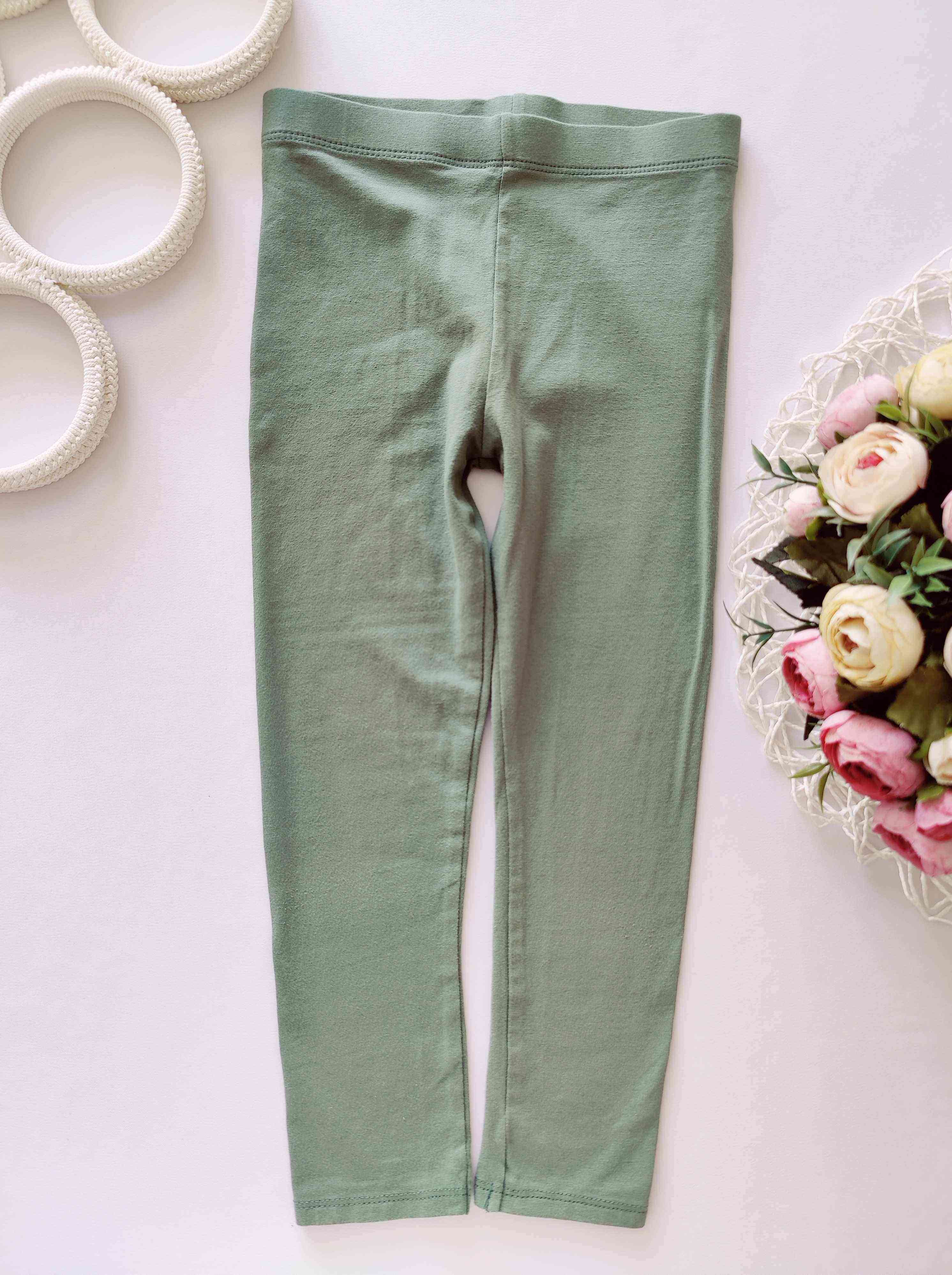 4,5 років, зріст 104,110 Лосіни колір хакі