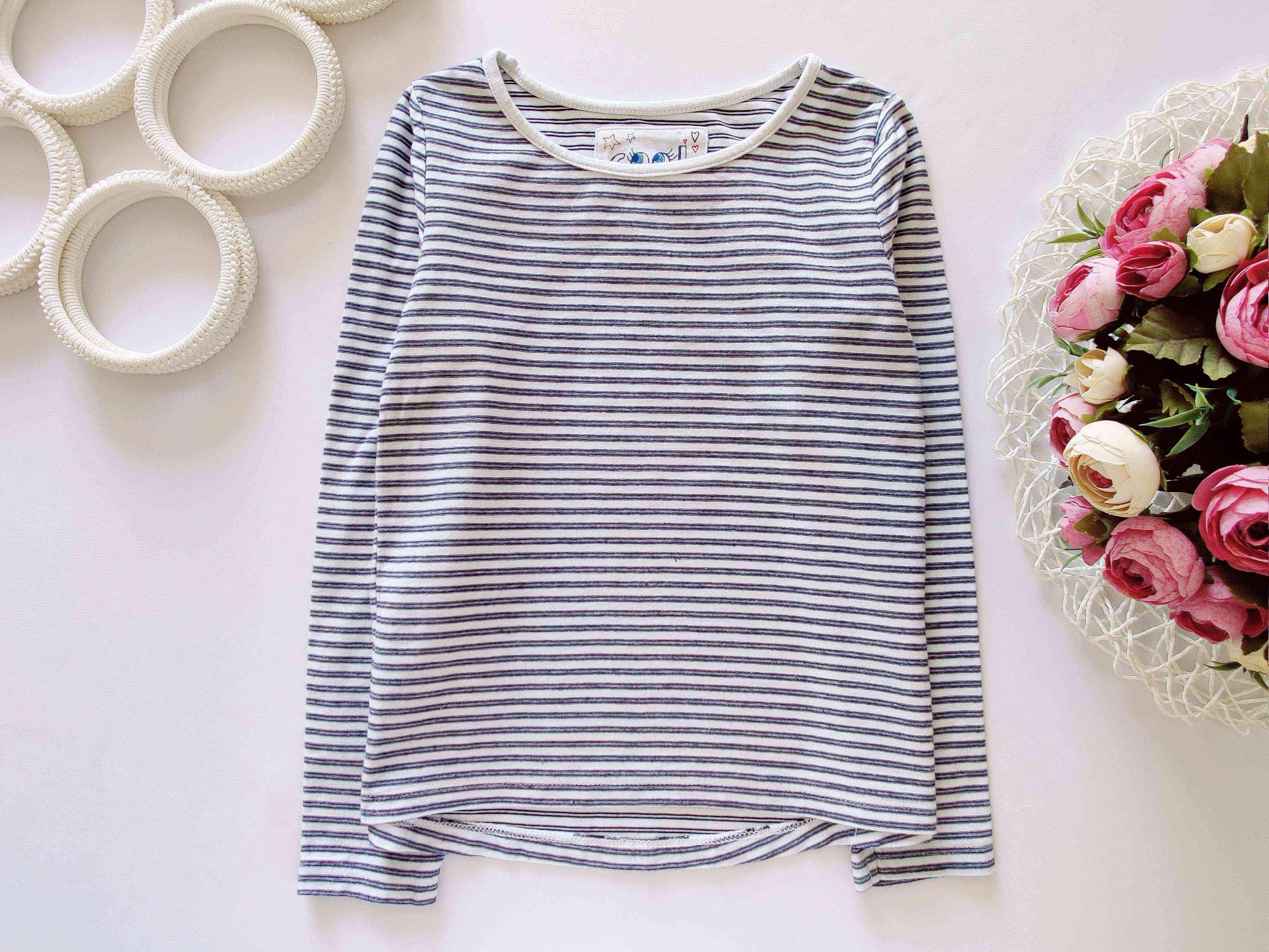 6 років, зріст 116 Смугастий лонгслів