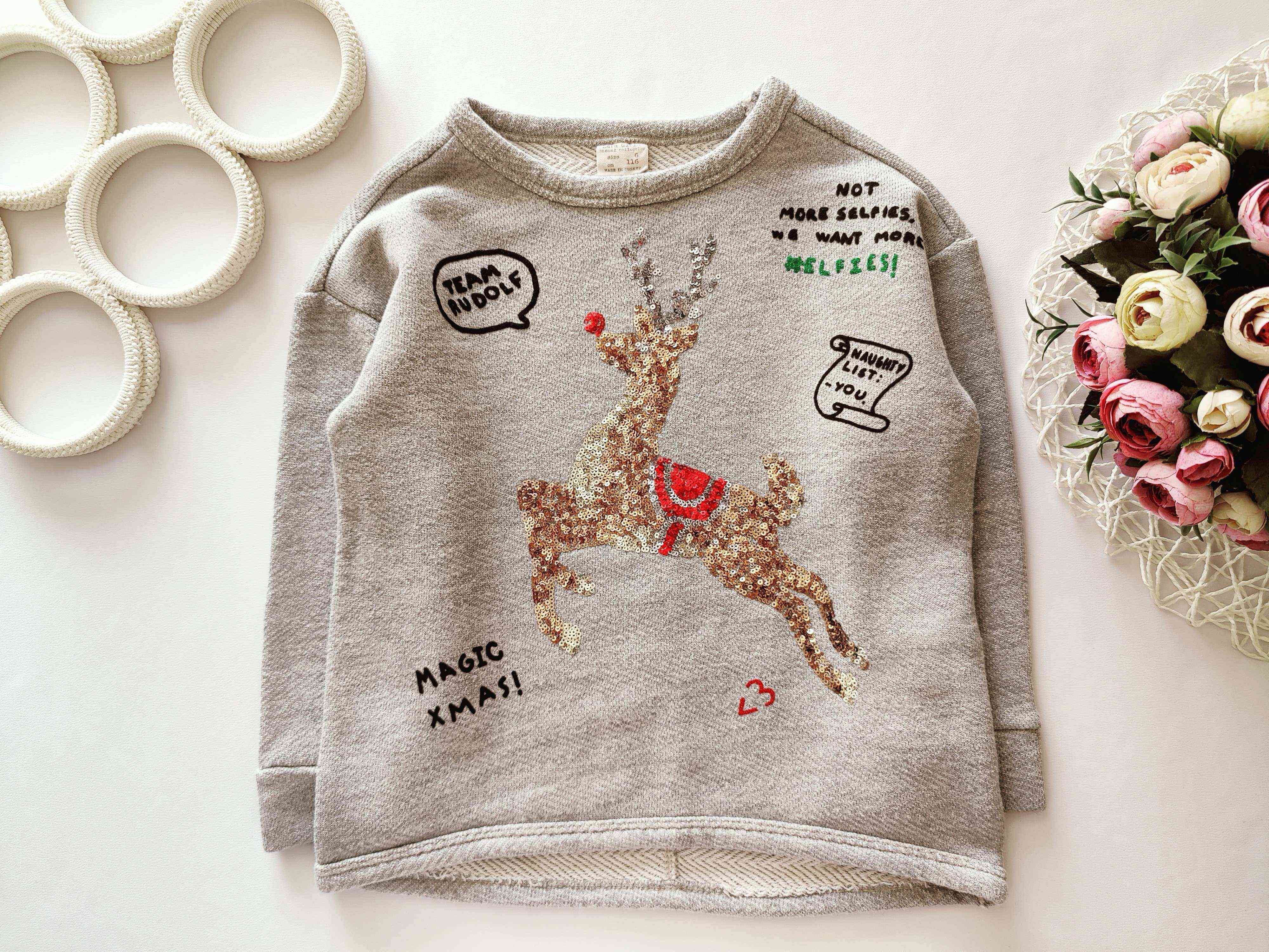 6 років, зріст 116 Кофта з оленем