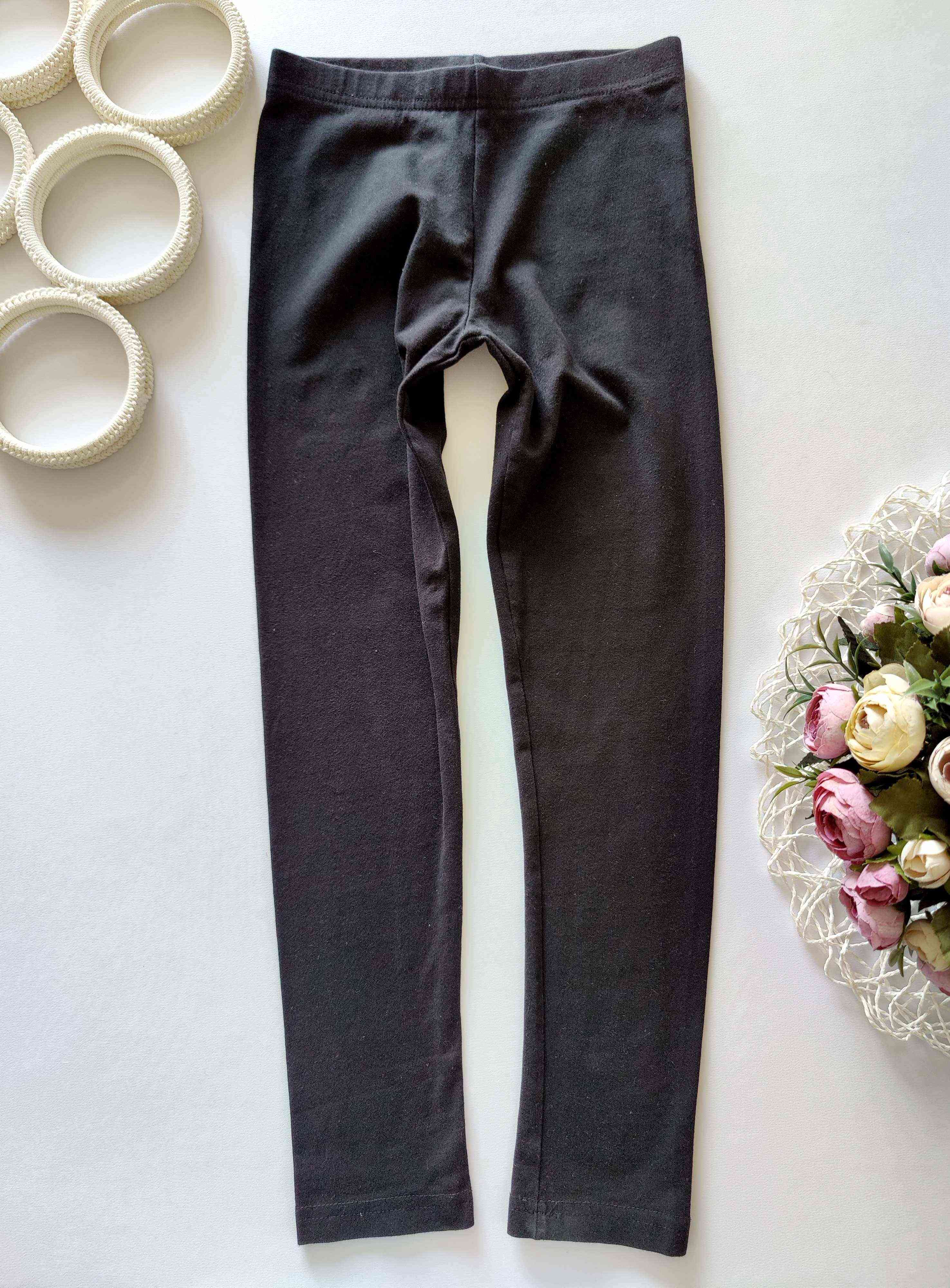 7,8 років, зріст 128 Чорні лосини