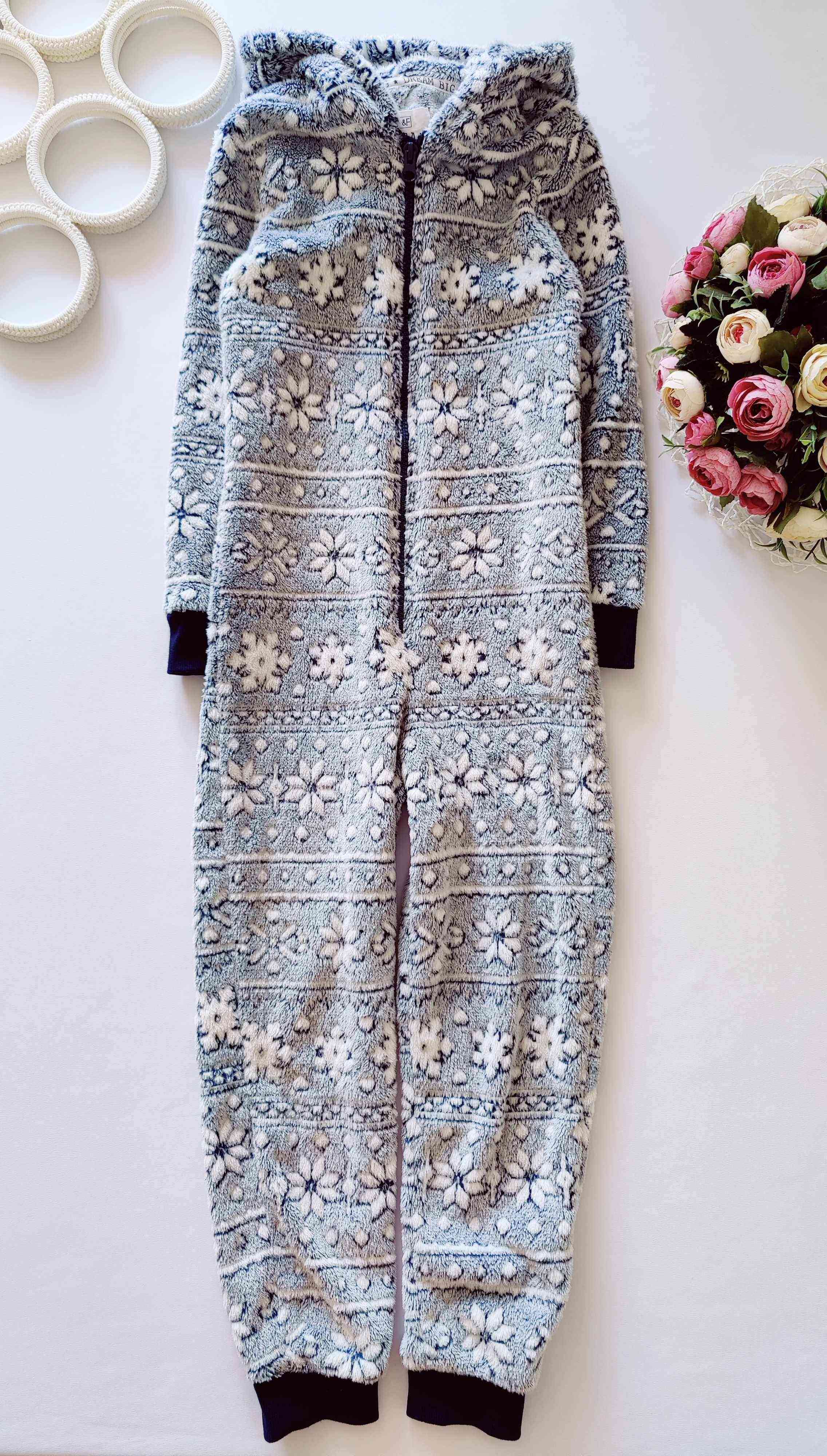 7,8 лет, рост 128 Теплый кигуруми