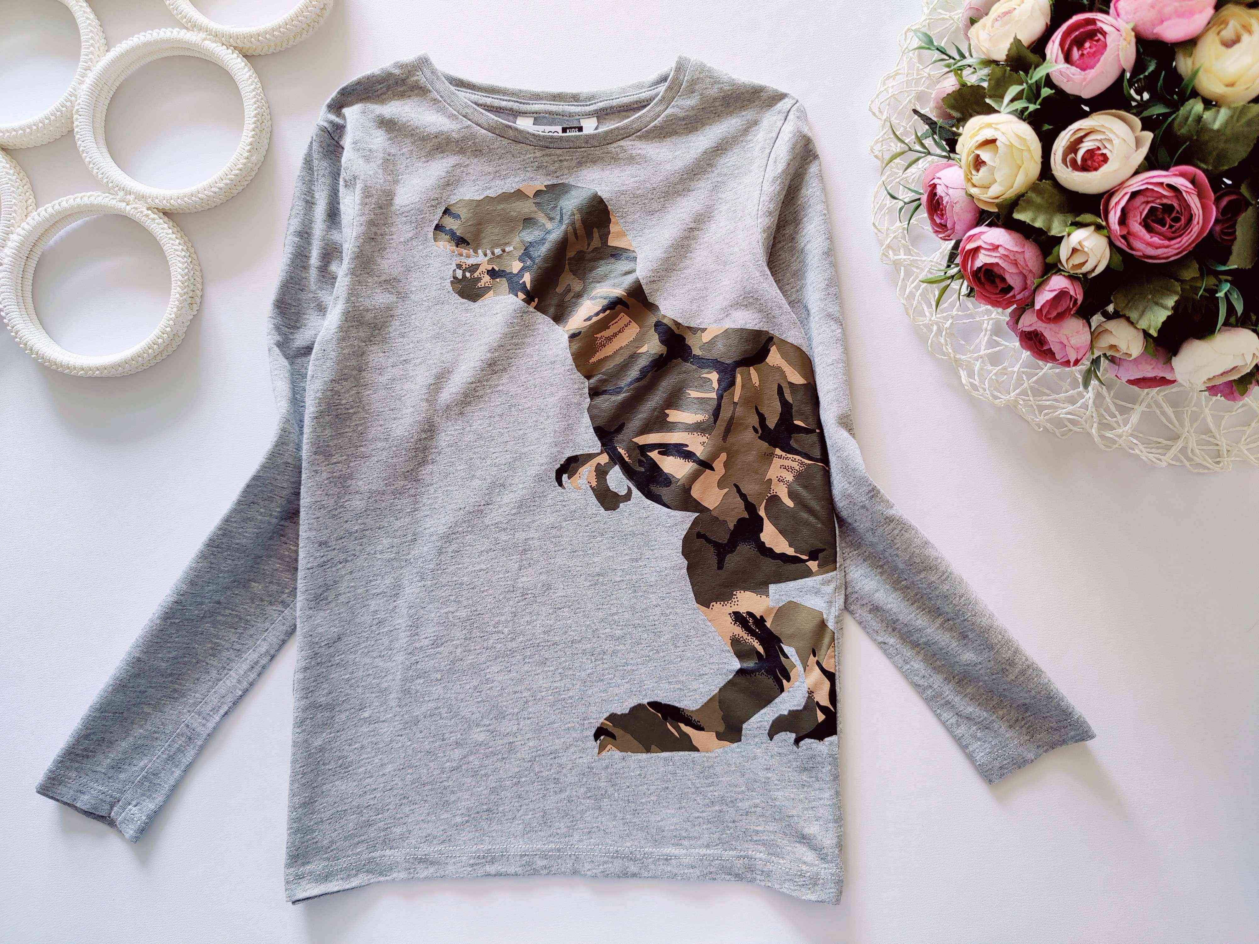 7,8 років, зріст 122,128 Лонгслів з динозавром