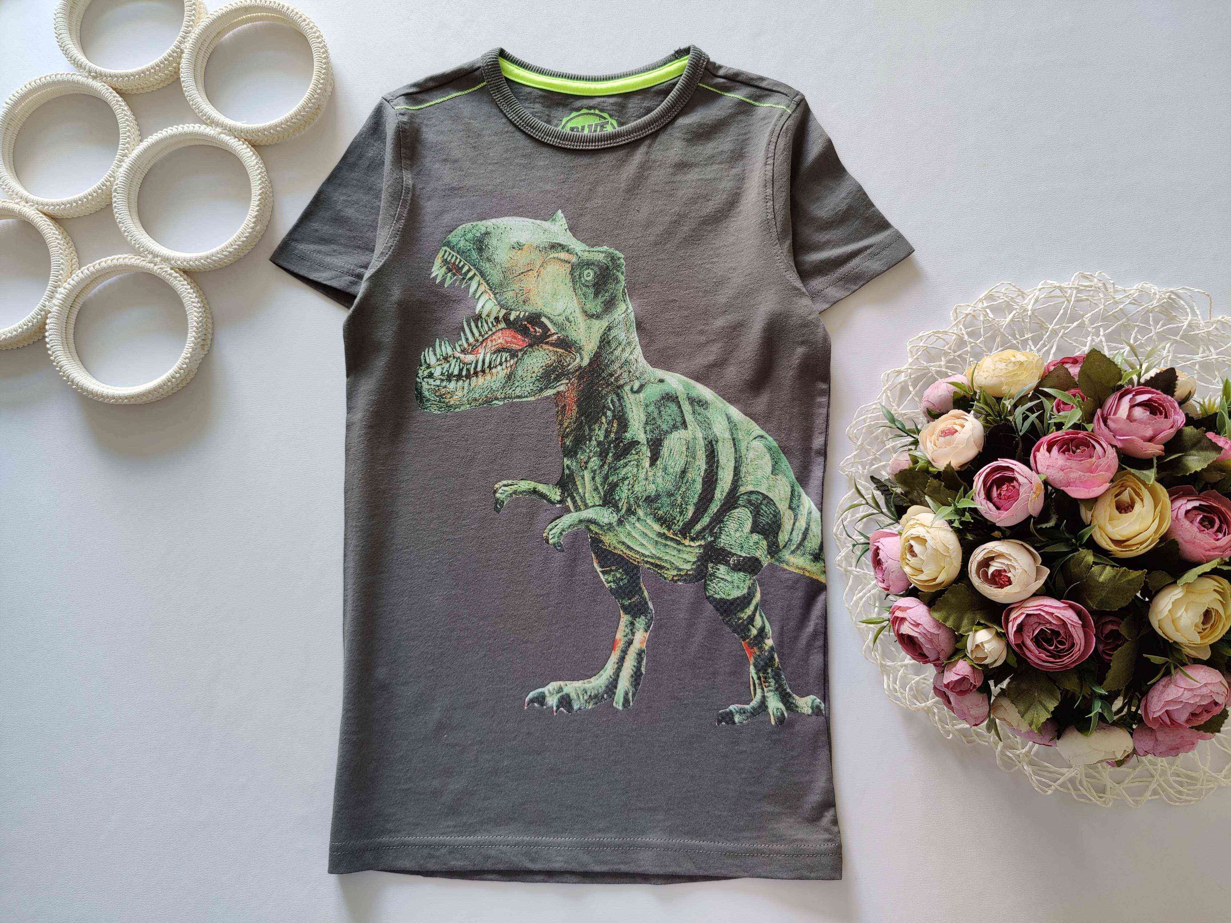 6,7 років, зріст 122 Футболка з 3D динозавром