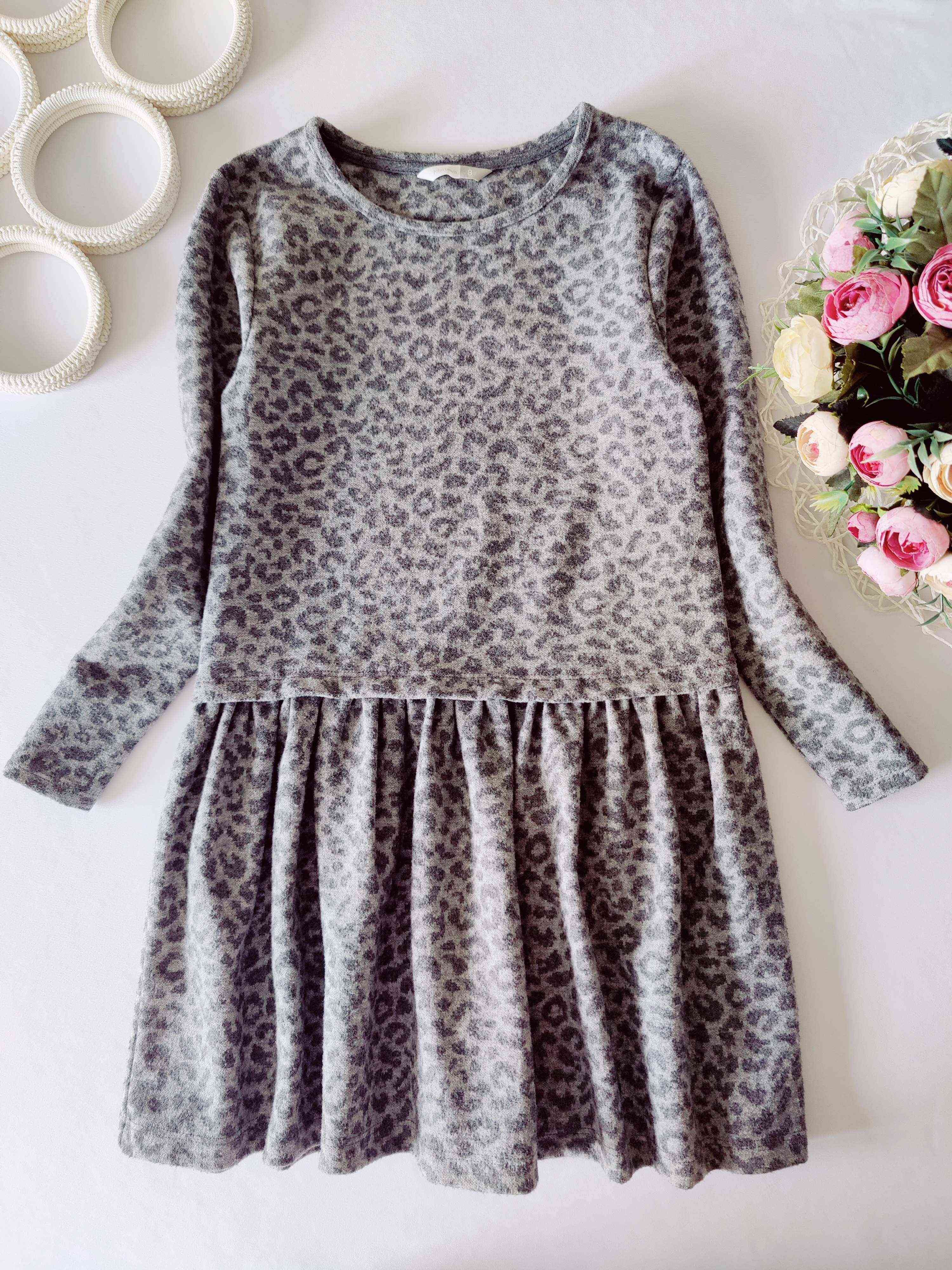 8 років, зріст 128 Тепла дитяча сукня