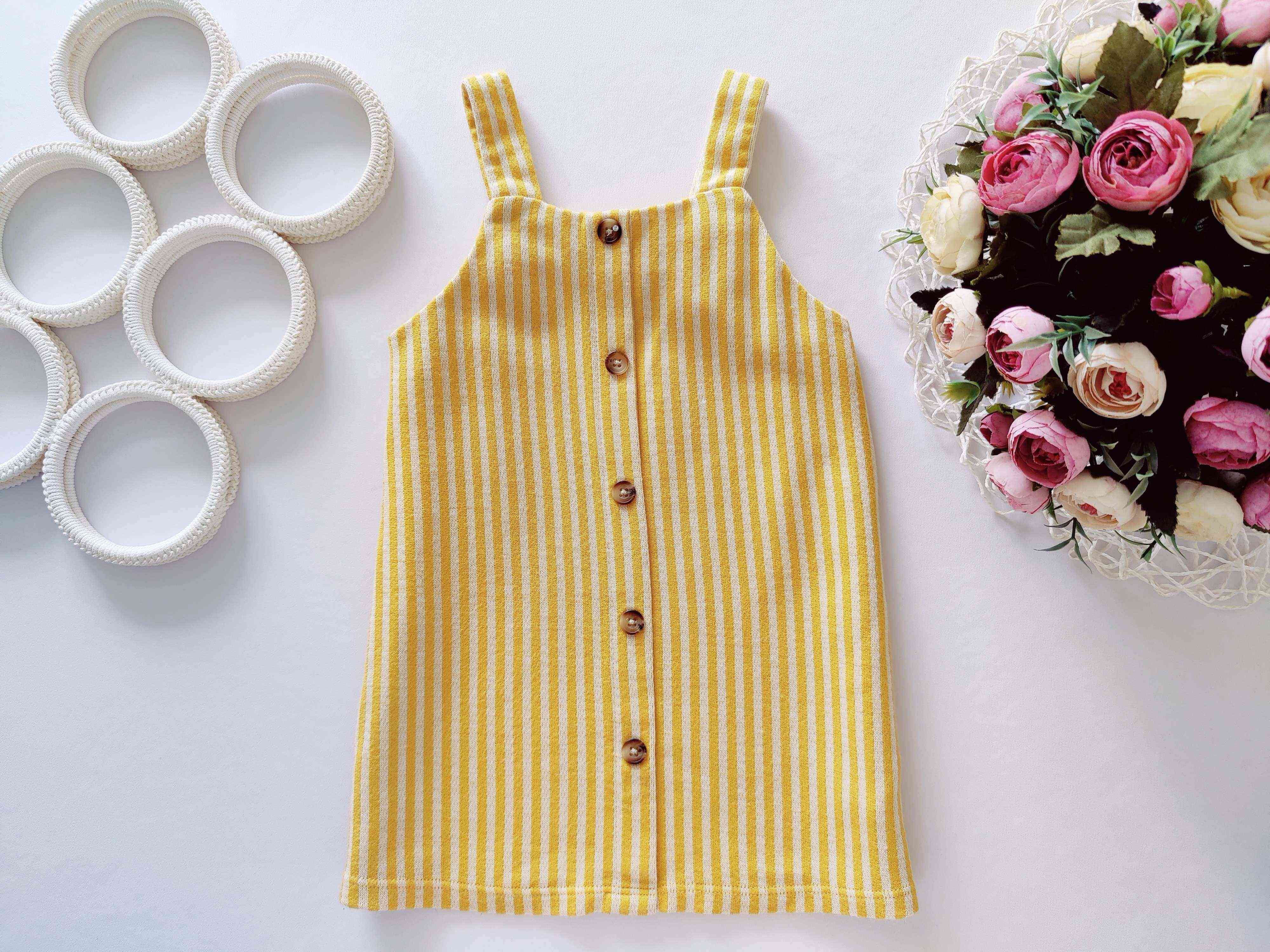 2,3 роки, зріст 98 Теплий смугастий сарафан