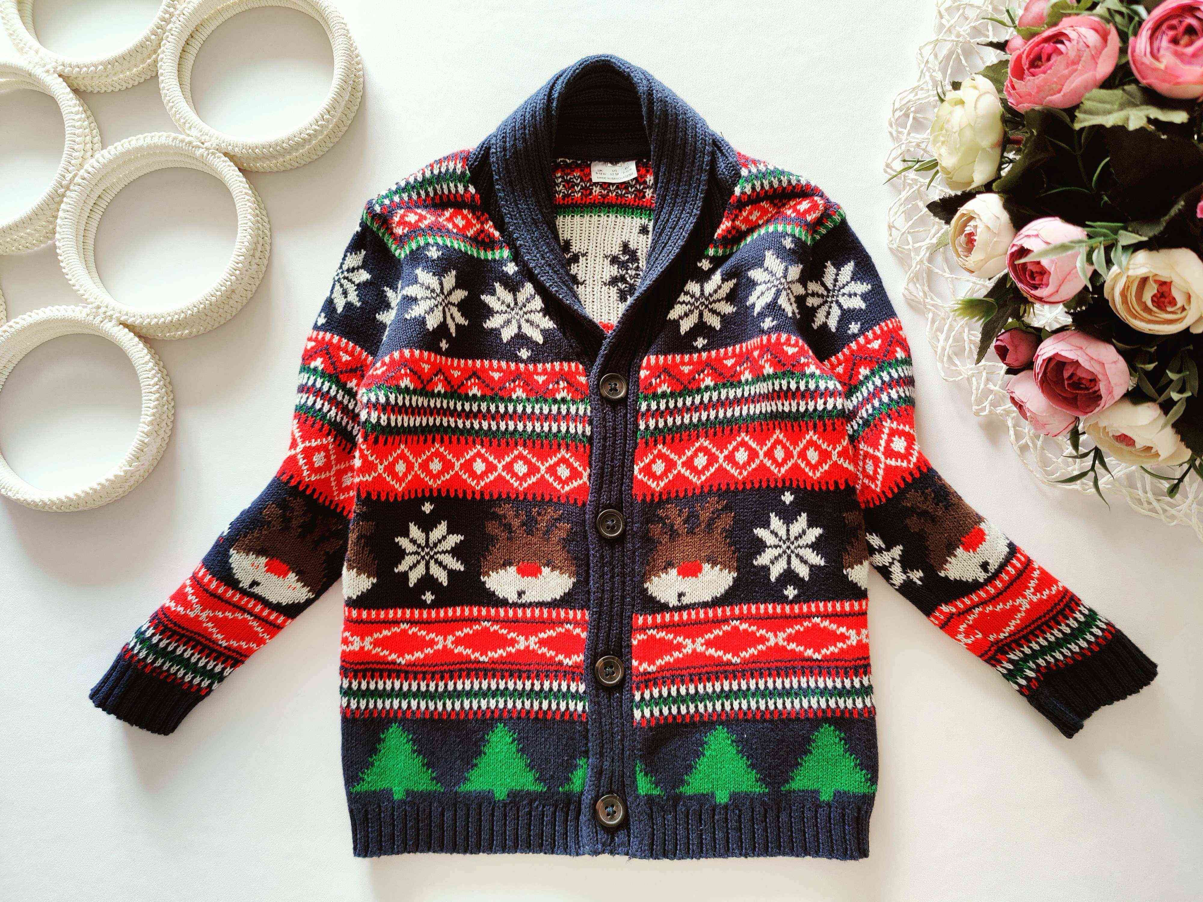 9,12 міс, зріст 80 Тепла дитяча кофта