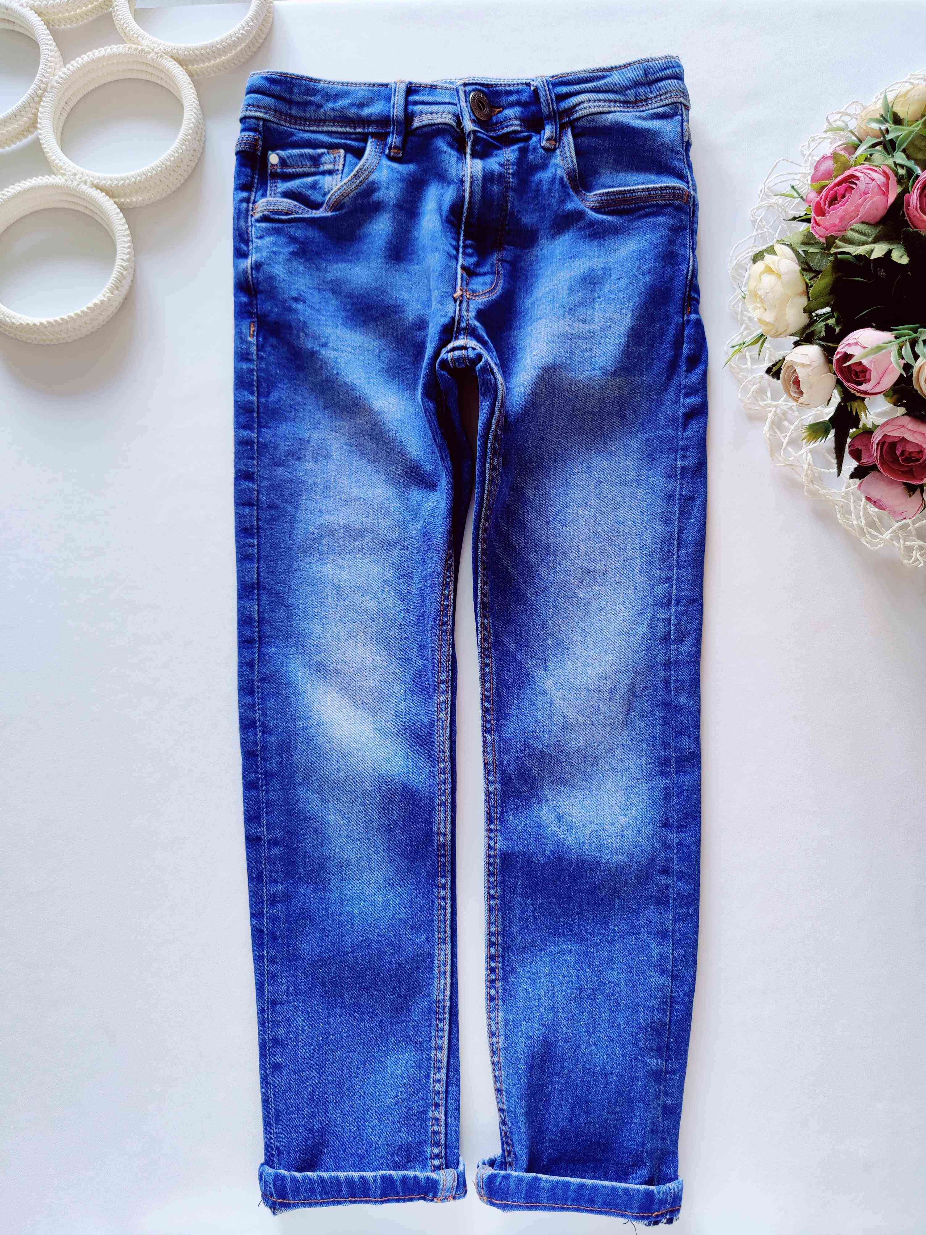 7 років, зріст 122 Стрейчові джинси скінні