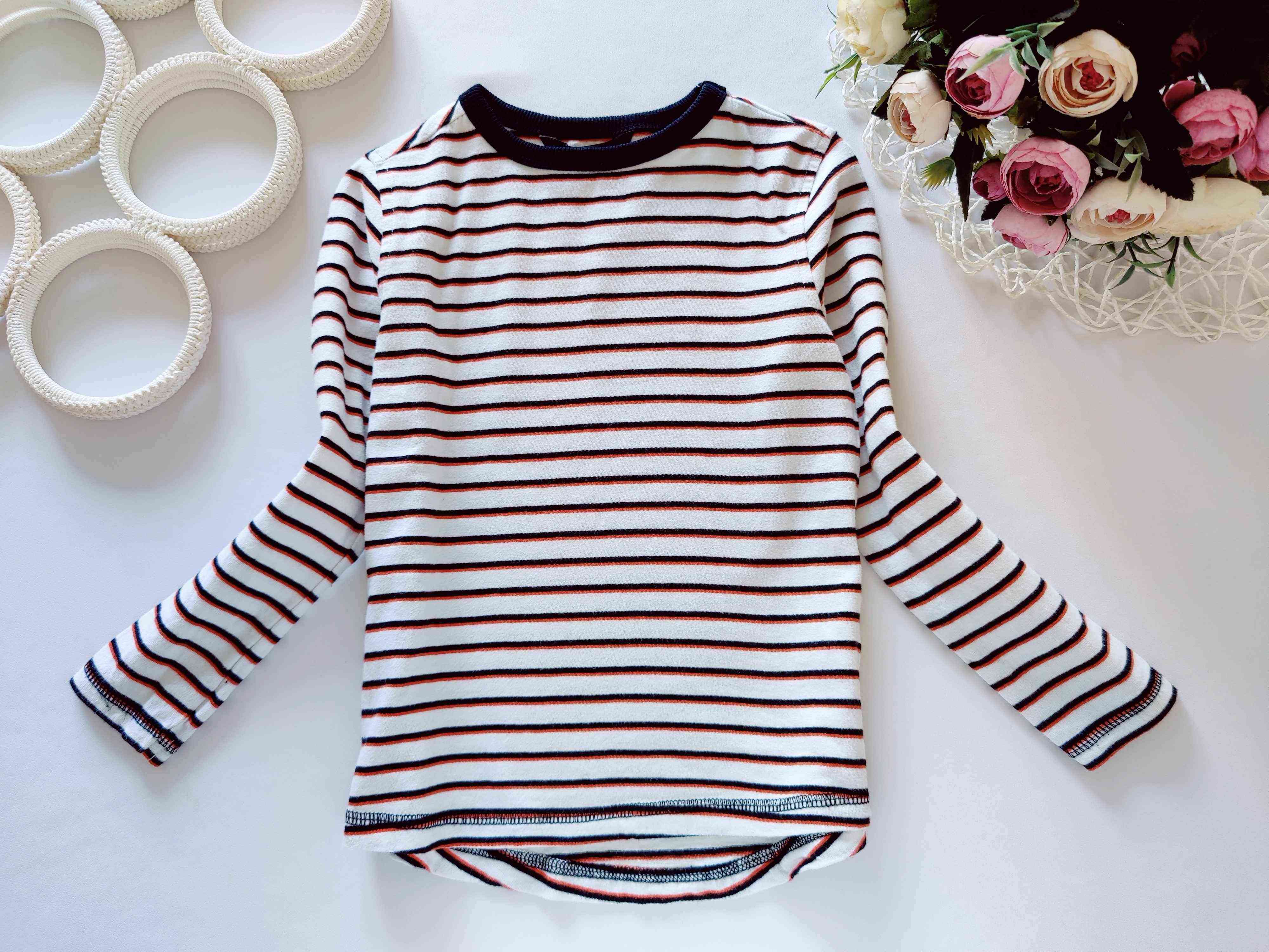 3,4 роки, зріст 98,104 Смугастий лонгслів