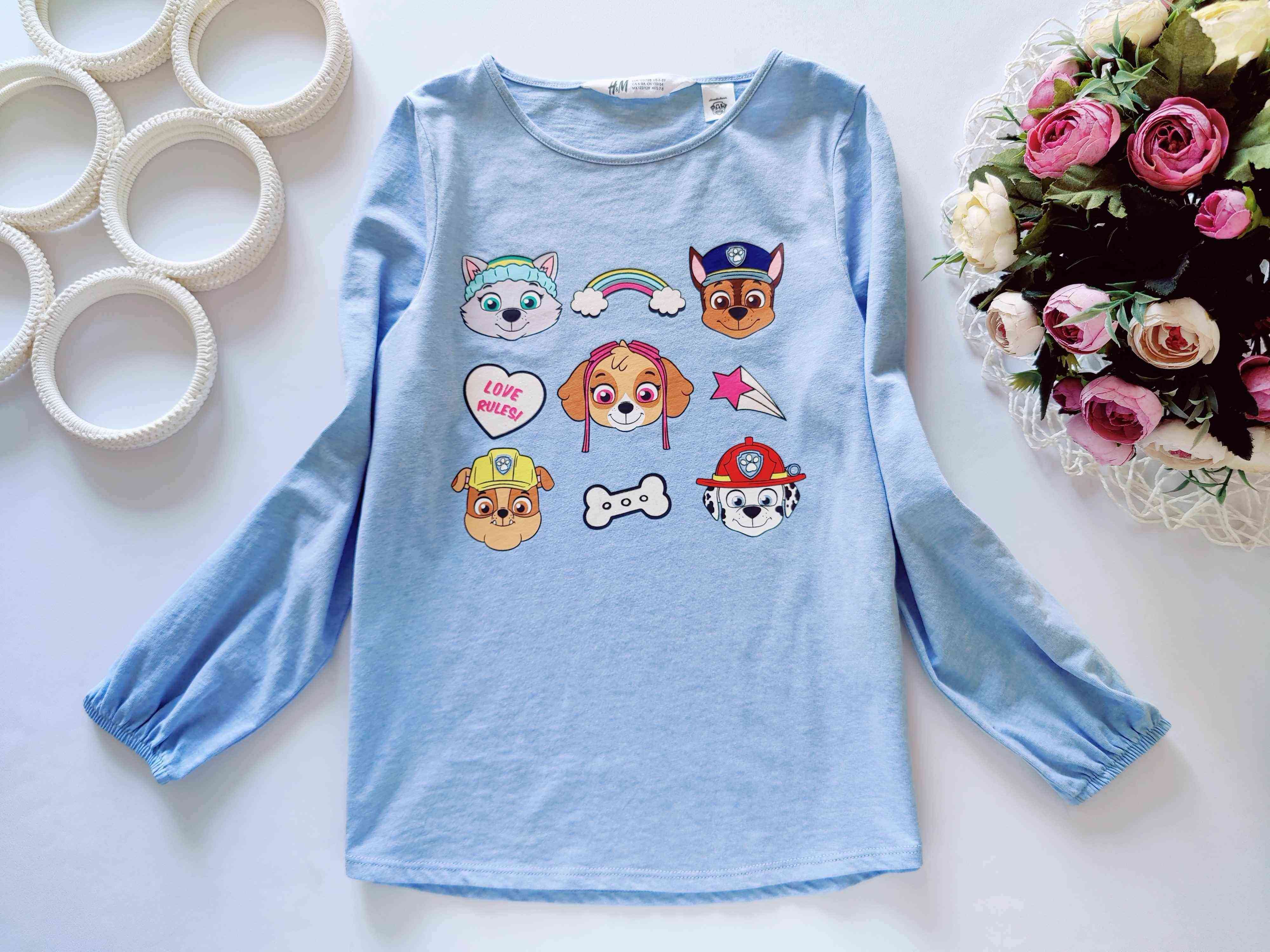 6,8 років, зріст 122,128 Лонгслів щенячий патруль