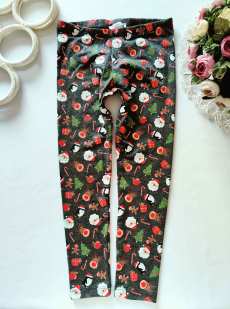 6,7 років, зріст 122 Новорічні дитячі лосини