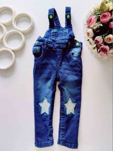 18\24 мес, рост 86,92 Мягкий джинсовый комбинезон
