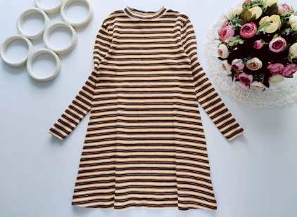 8 років, зріст 128 Сукня в смужку