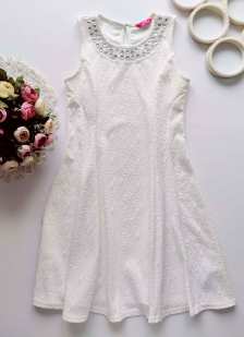 11,12 років, зріст 152 Ошатне біле плаття