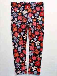 4\5 років, зріст 104\110 Квіткові лосини для дівчинки