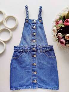 8 років, зріст 128 Джинсовий сарафан