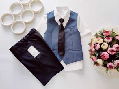 4,5 лет, рост 110 Новый нарядный костюм