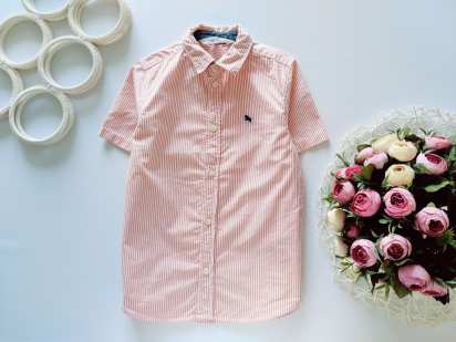 4,6 лет, рост 116 Полосатая рубашка