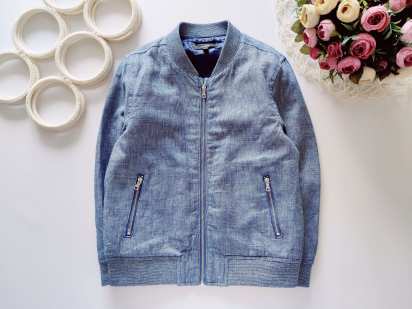 7,8 років, зріст 128 Куртка бомбер дитяча