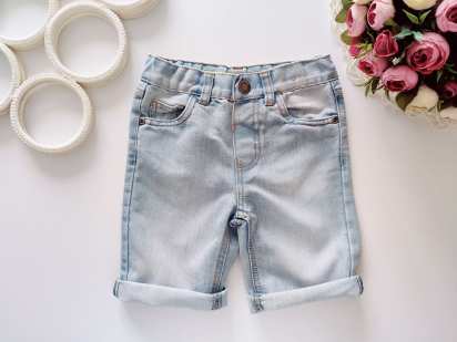 4,5 років, зріст 110 Блакитні джинсові шорти