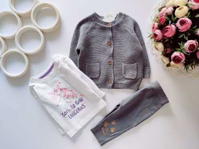 0-3 міс. Новий комплект для новонародженої