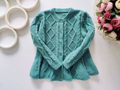 12,18 мес, рост 86 Теплая кофта