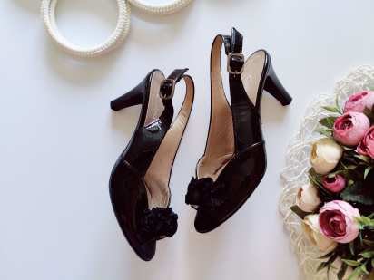 36 (23,5 см) Шкіряні босоніжки