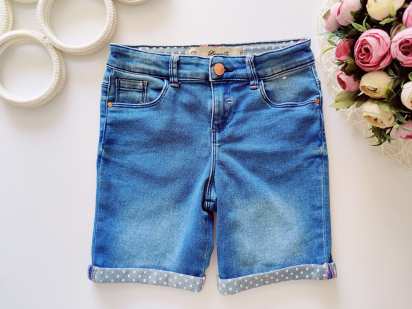 7,8 років, зріст 128 Стрейчові подовжені шорти