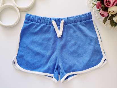 9,10 років, зростання 140 Сині дитячі шорти