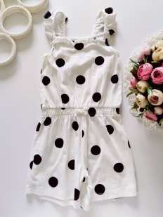 4,5 років, зростання 104,110 Новий ромпер у горох