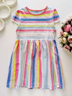 5,6 років, зріст 110,116 Літня трикотажна сукня